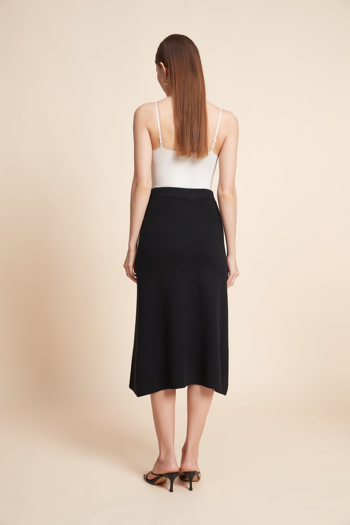 Plain Midi Skirt