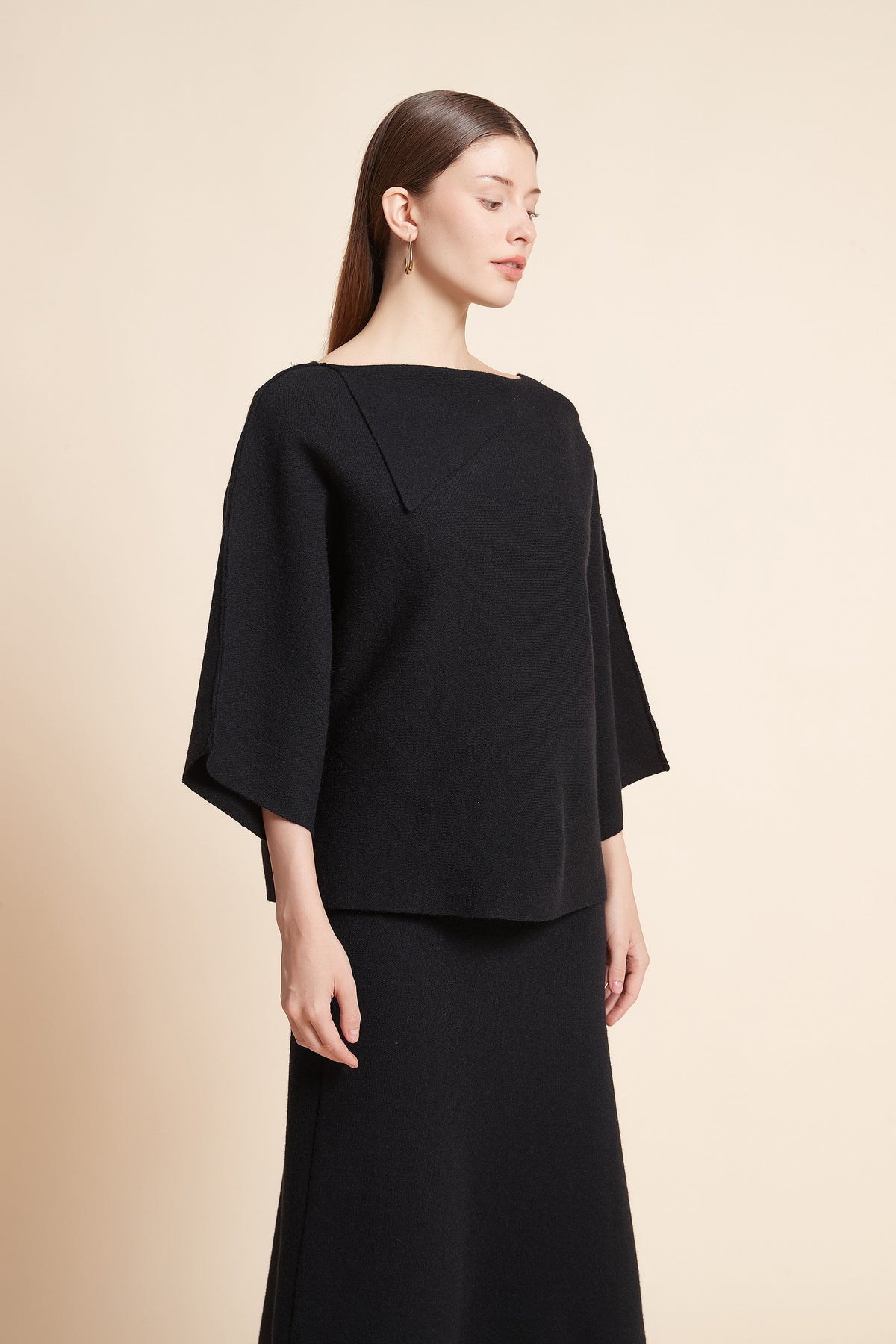 Plain 3/4 Sleeve Top