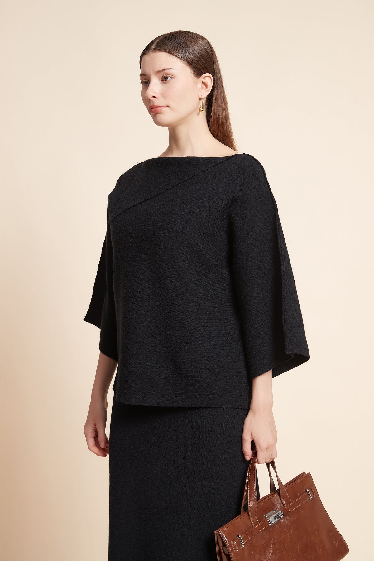 Plain 3/4 Sleeve Top