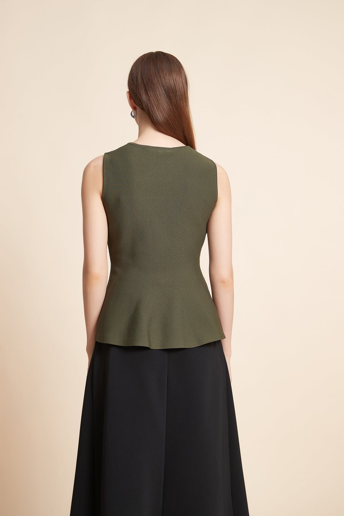 Ruched Sleeveless Top