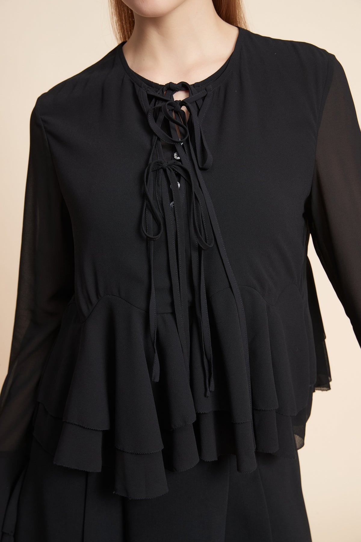 Ruched Long Sleeve Top