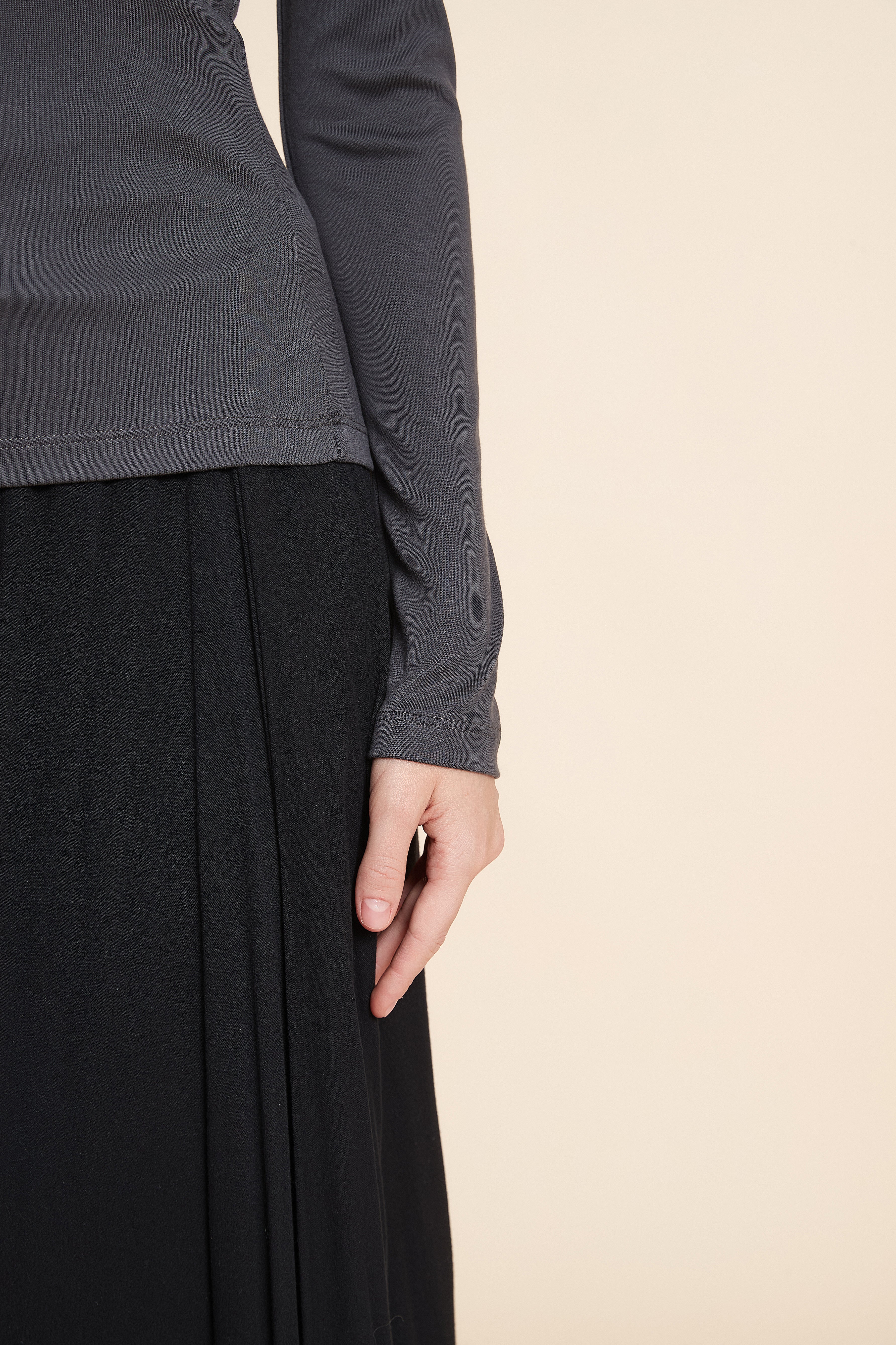 Plain Long Sleeve Top