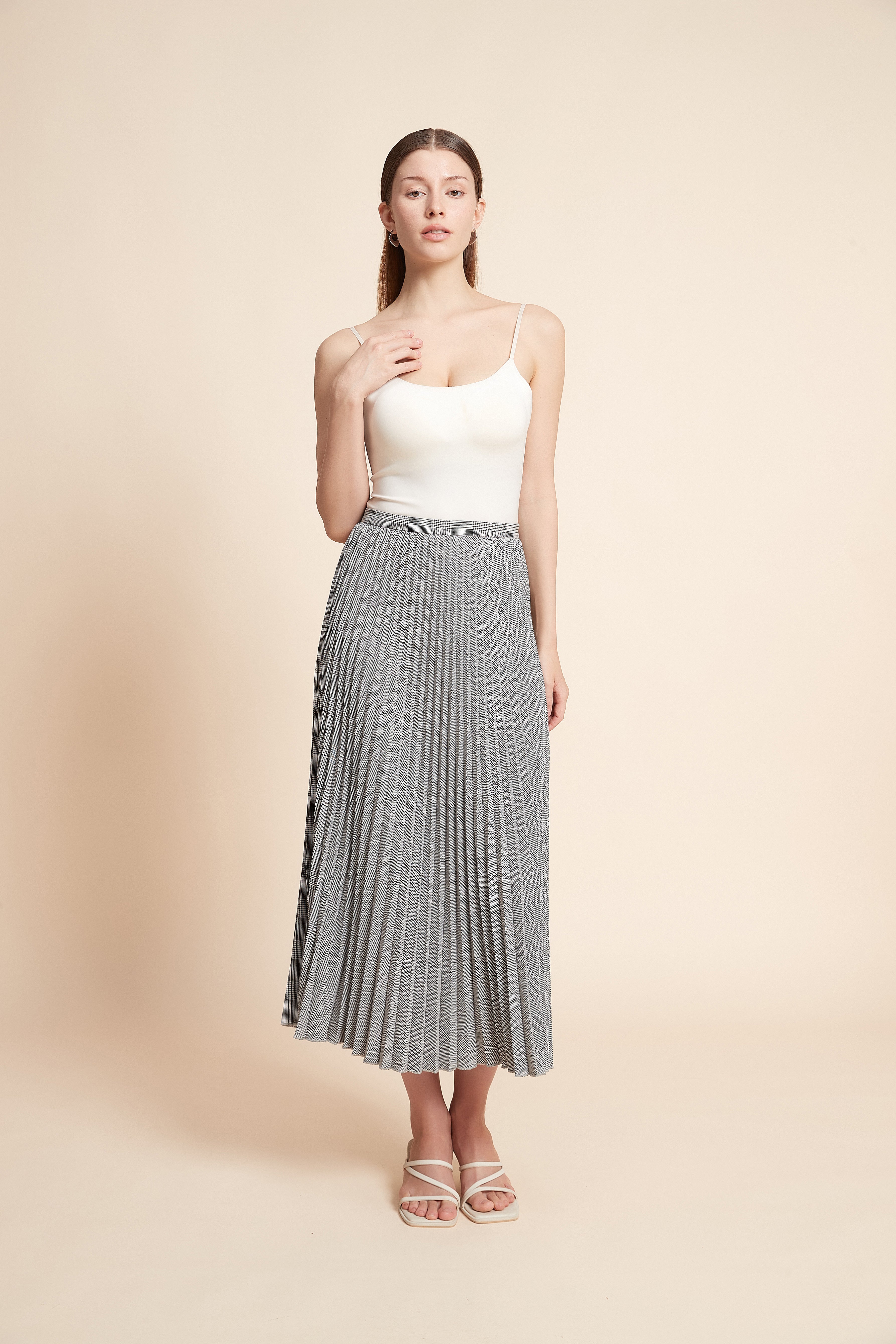 Plaid Maxi Skirt