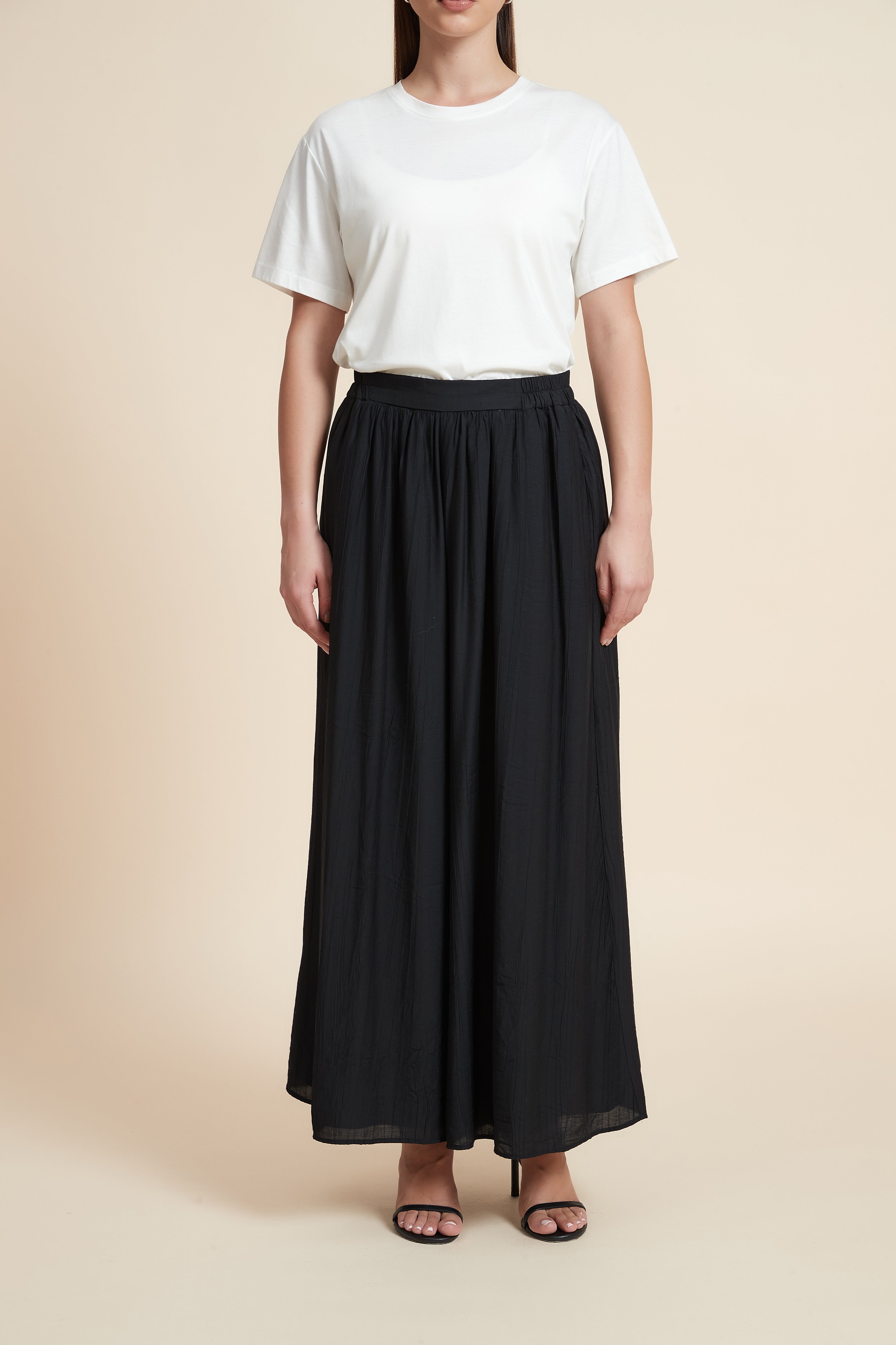 بنطلون طويل وايد ليج سادة