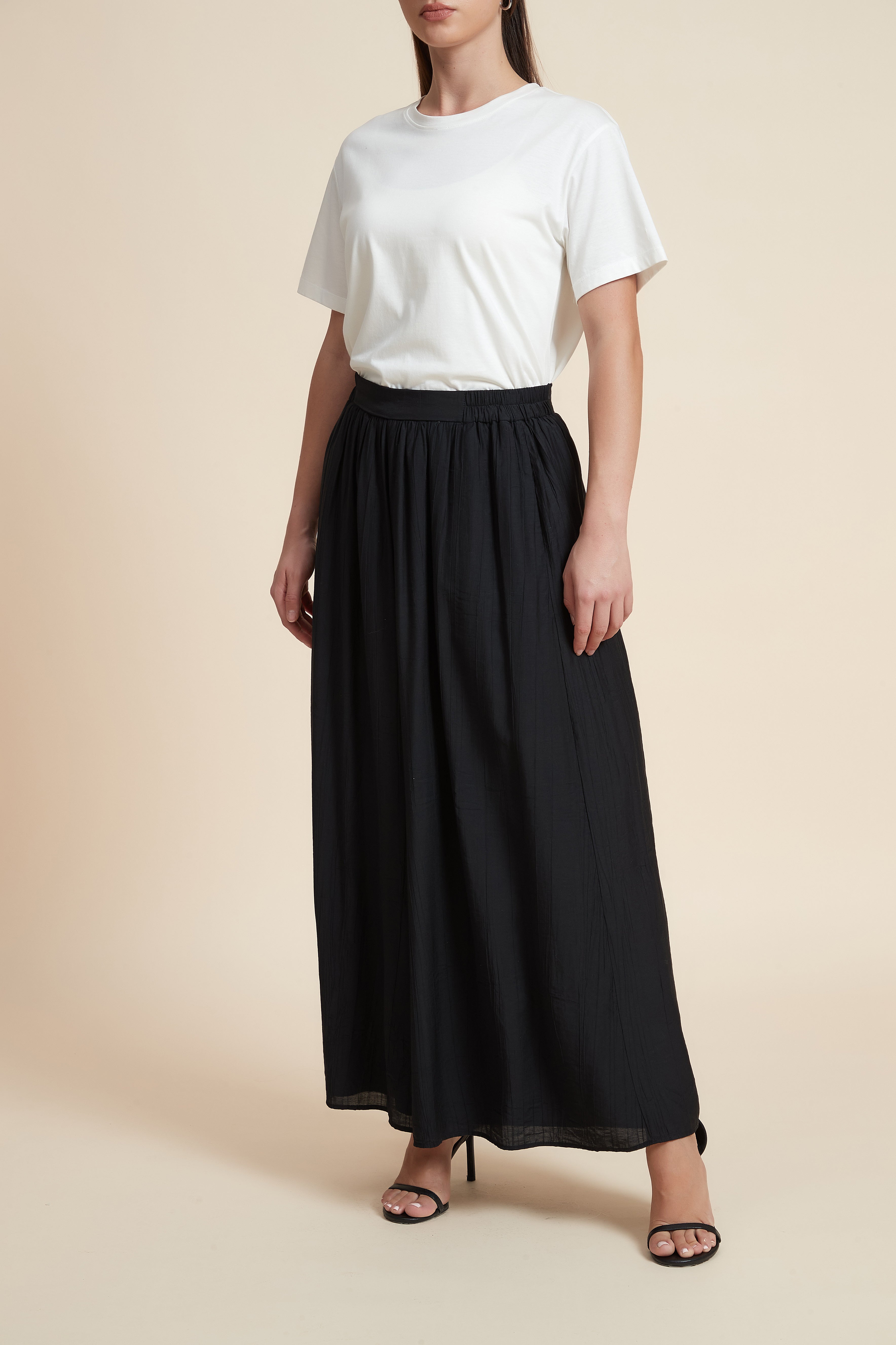 بنطلون طويل وايد ليج سادة