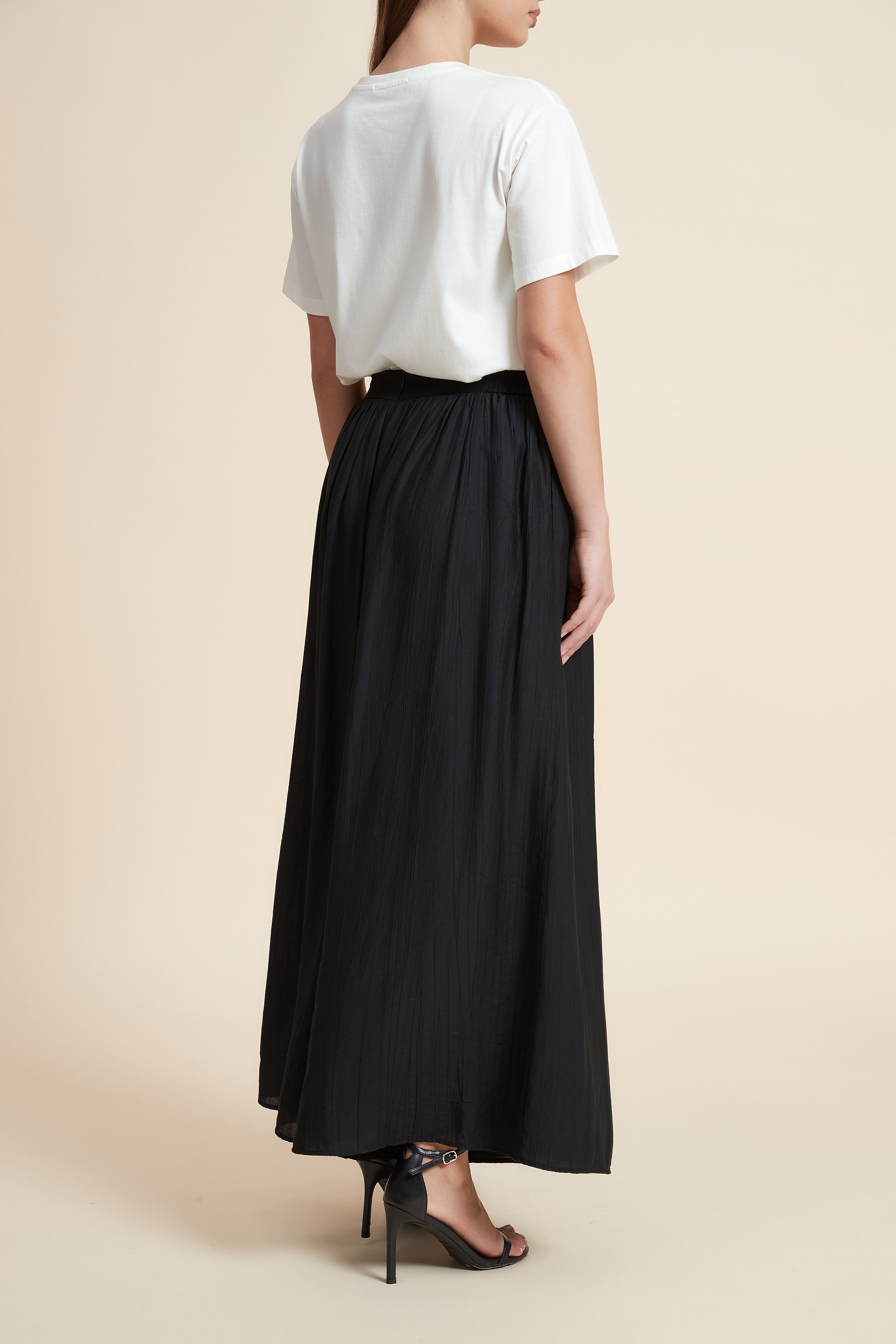 بنطلون طويل وايد ليج سادة