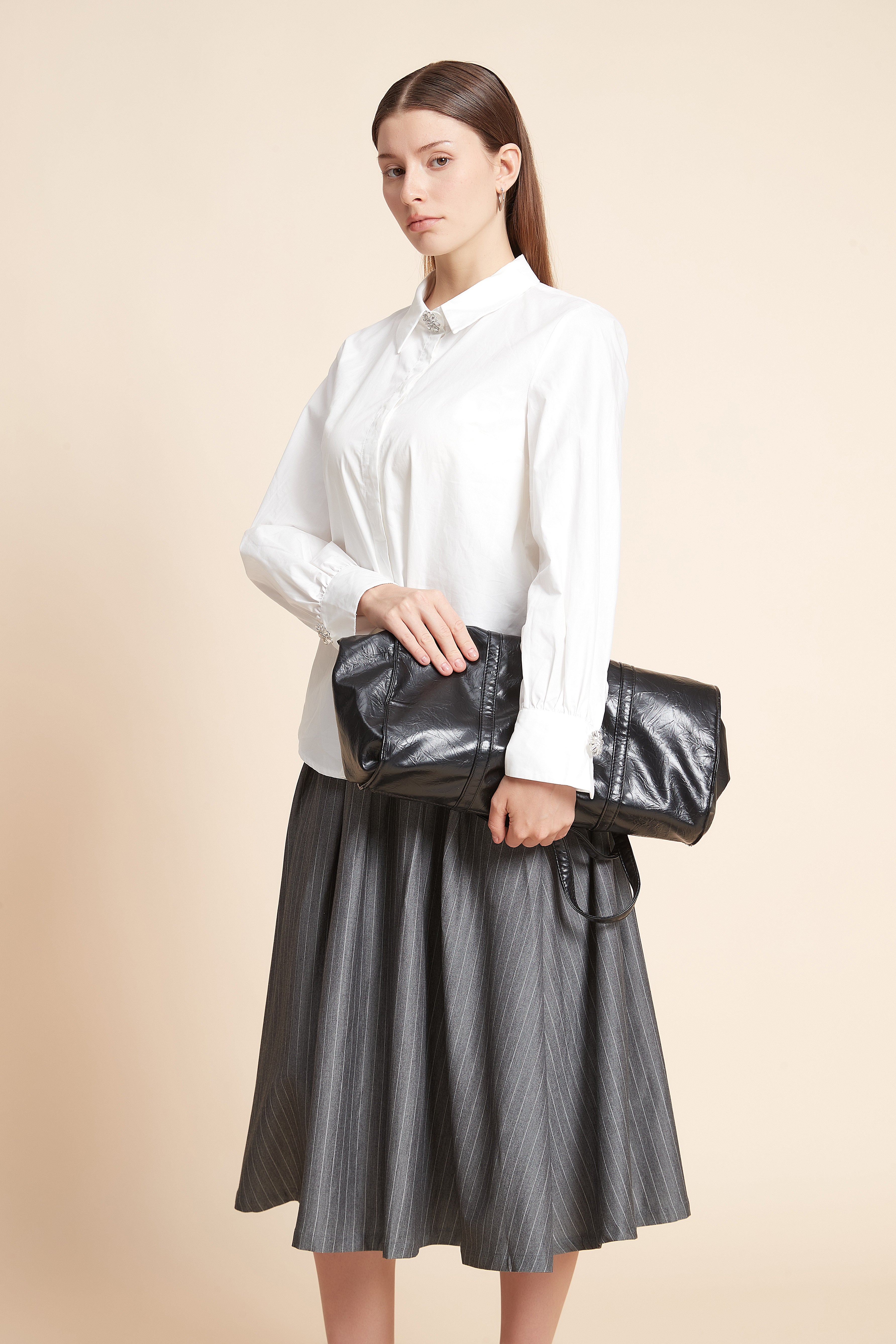 Hip-Length Long Sleeve Shirt