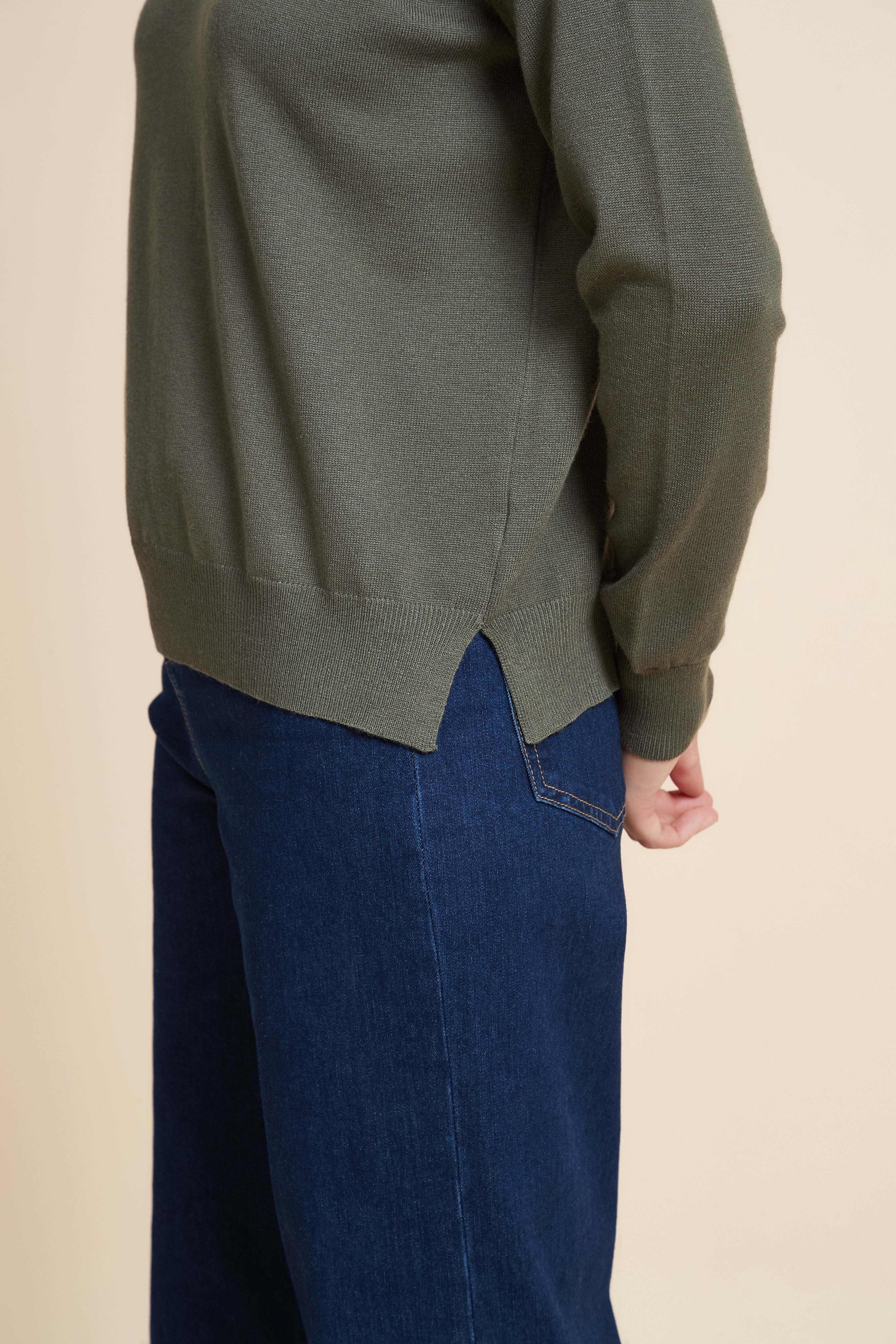 Solid Color Long Sleeve Sweater