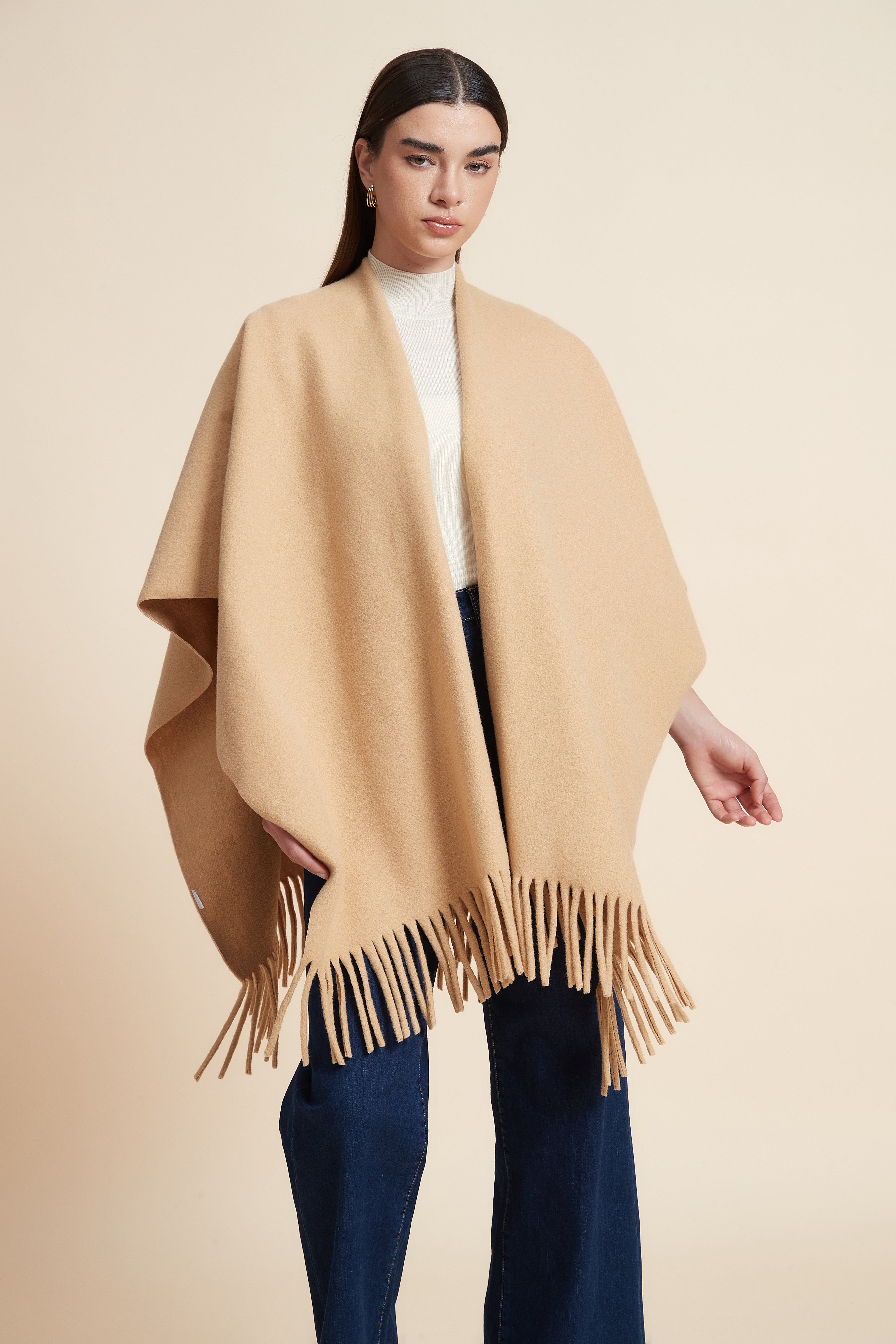 Plain Side-Length Poncho