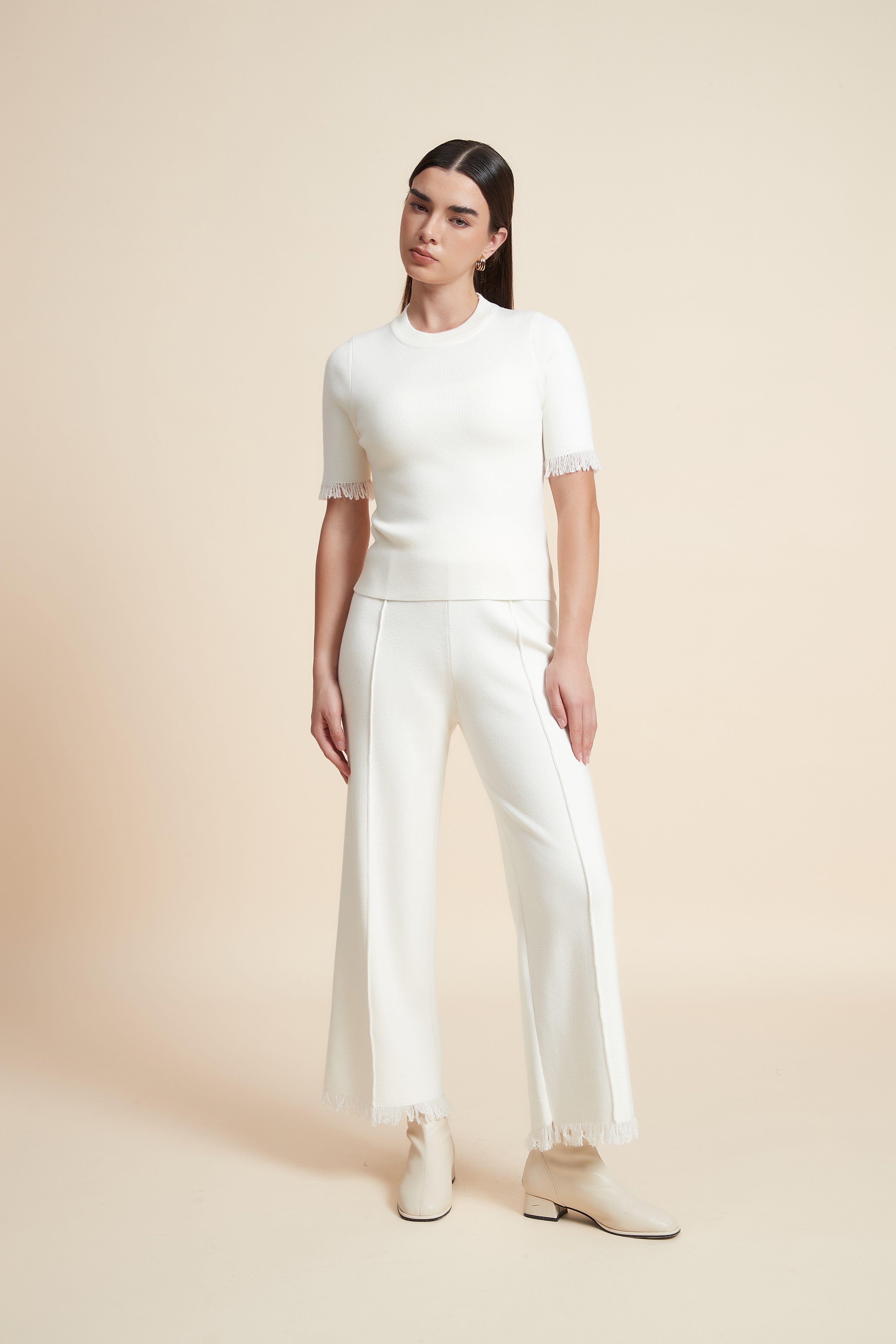 Plain Short Sleeve Top