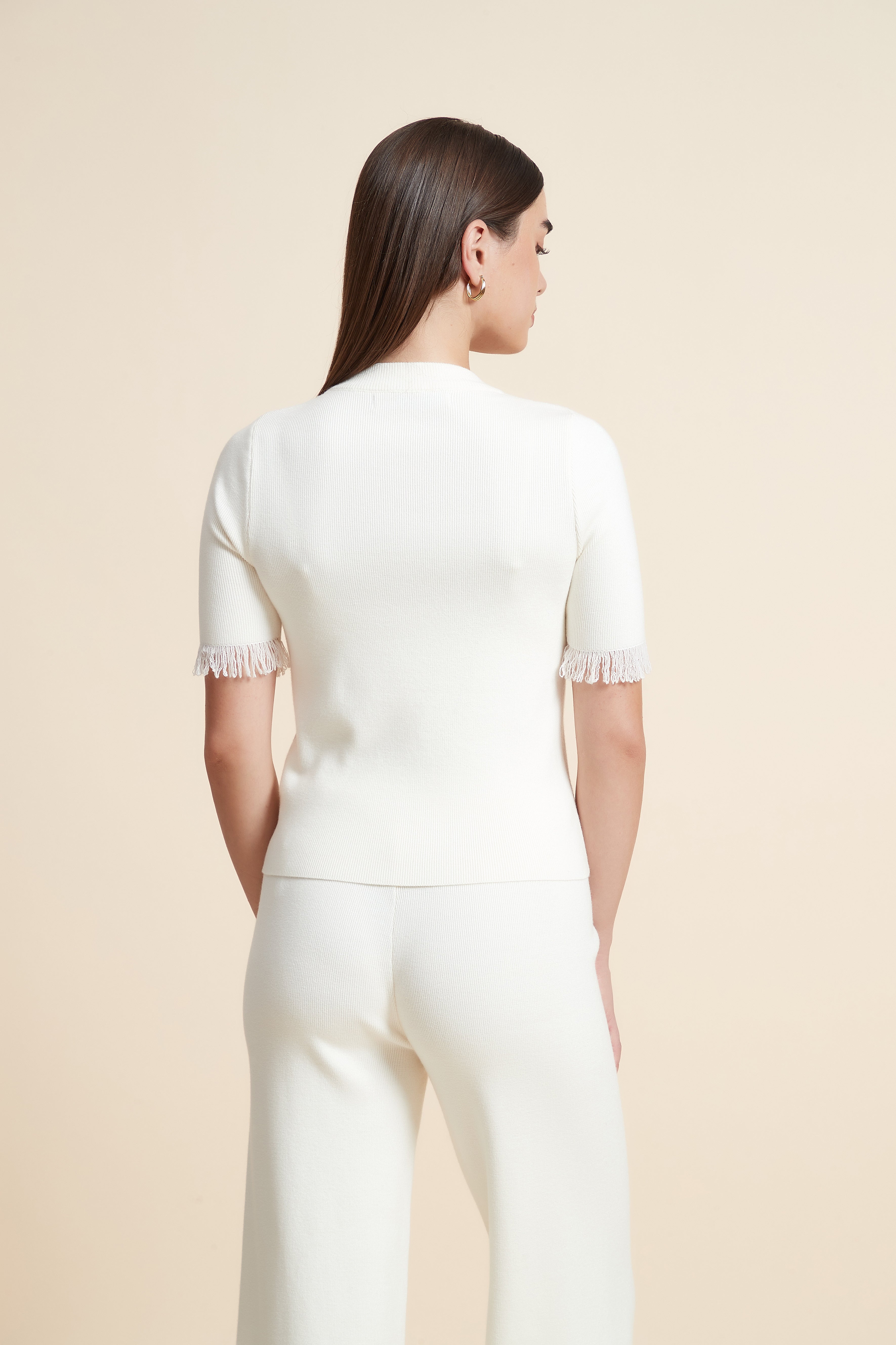 Plain Short Sleeve Top