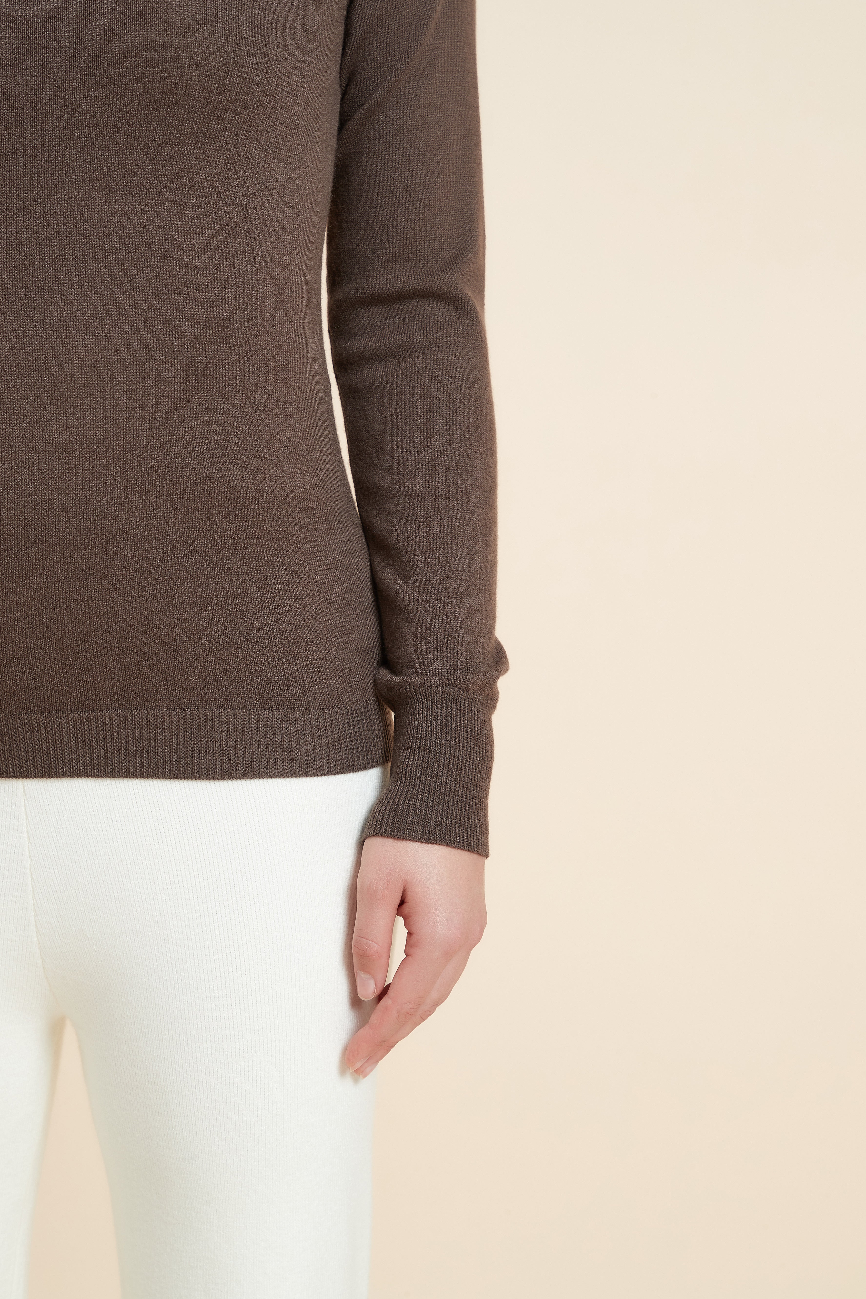 Solid Long Sleeve Blouse