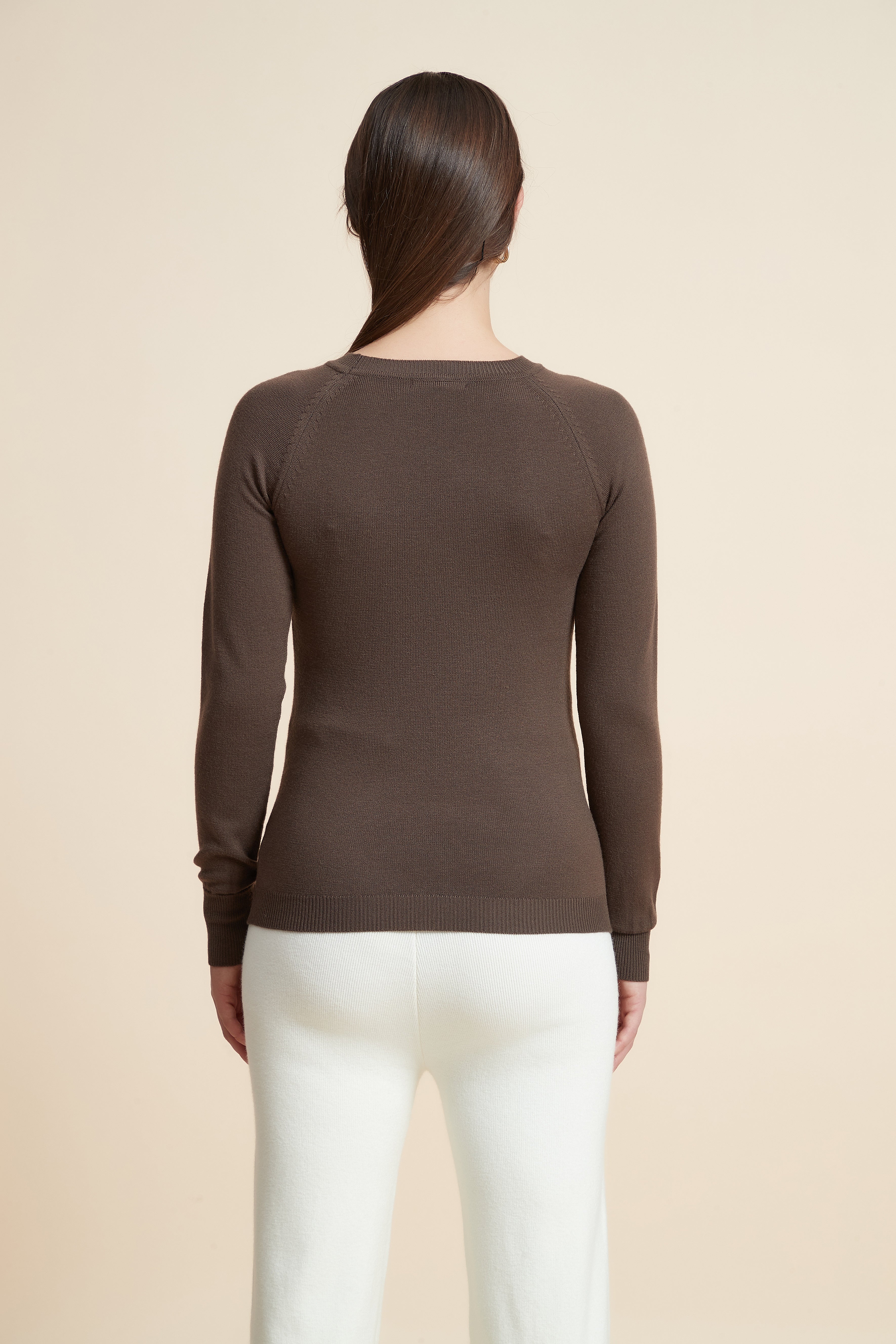 Solid Long Sleeve Blouse