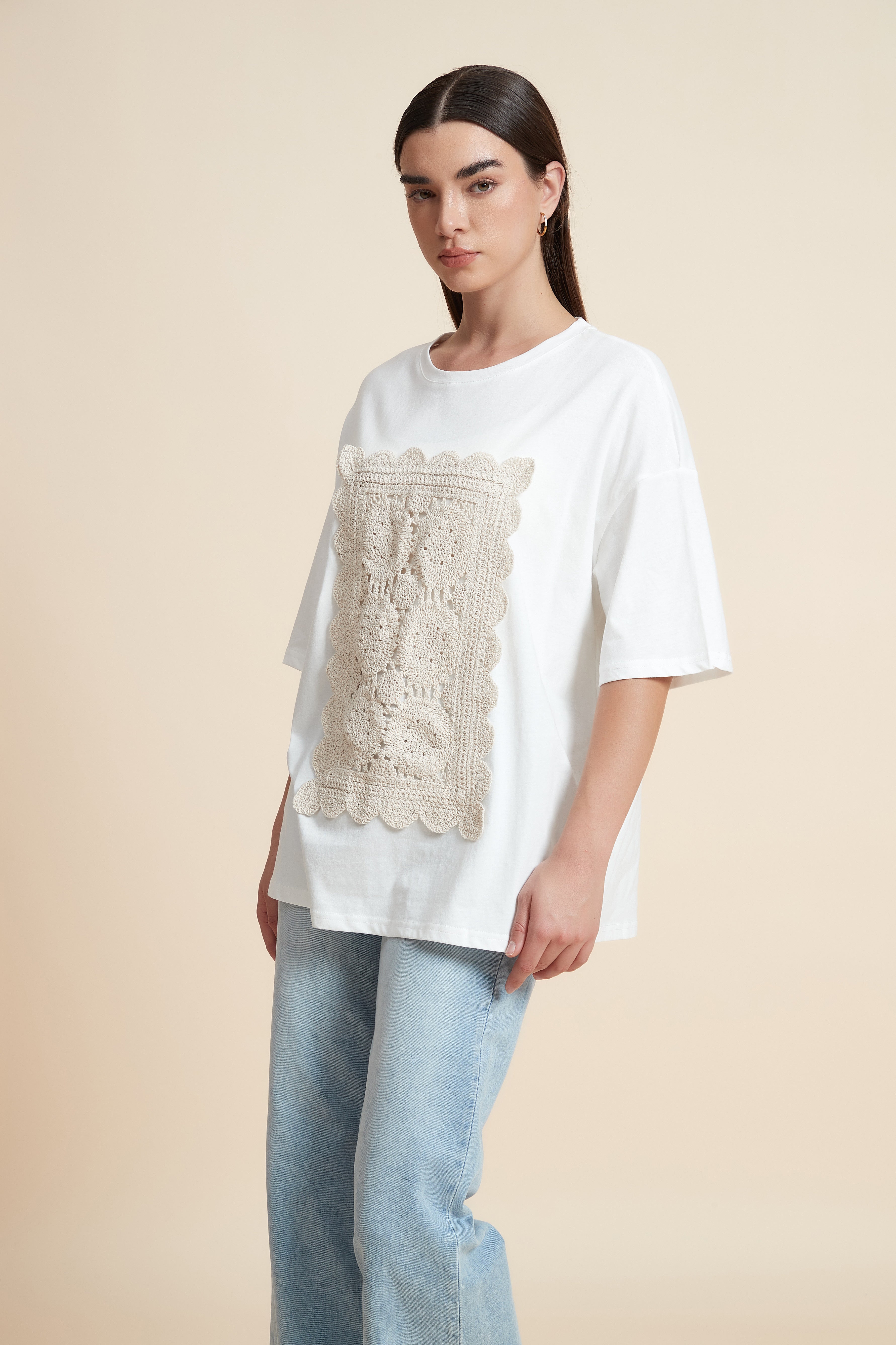 Embroidered Short Sleeve T-Shirt