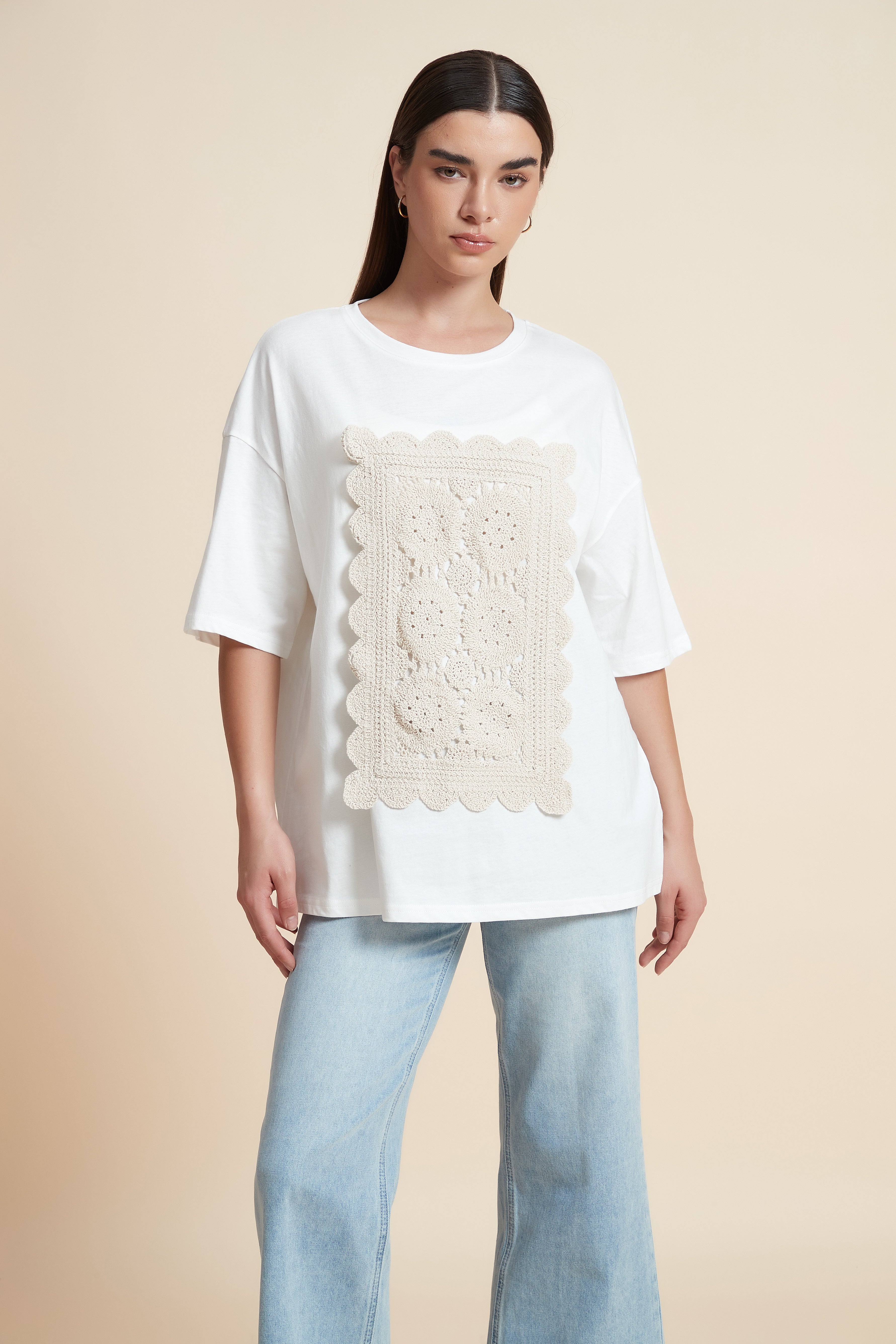 Embroidered Short Sleeve T-Shirt