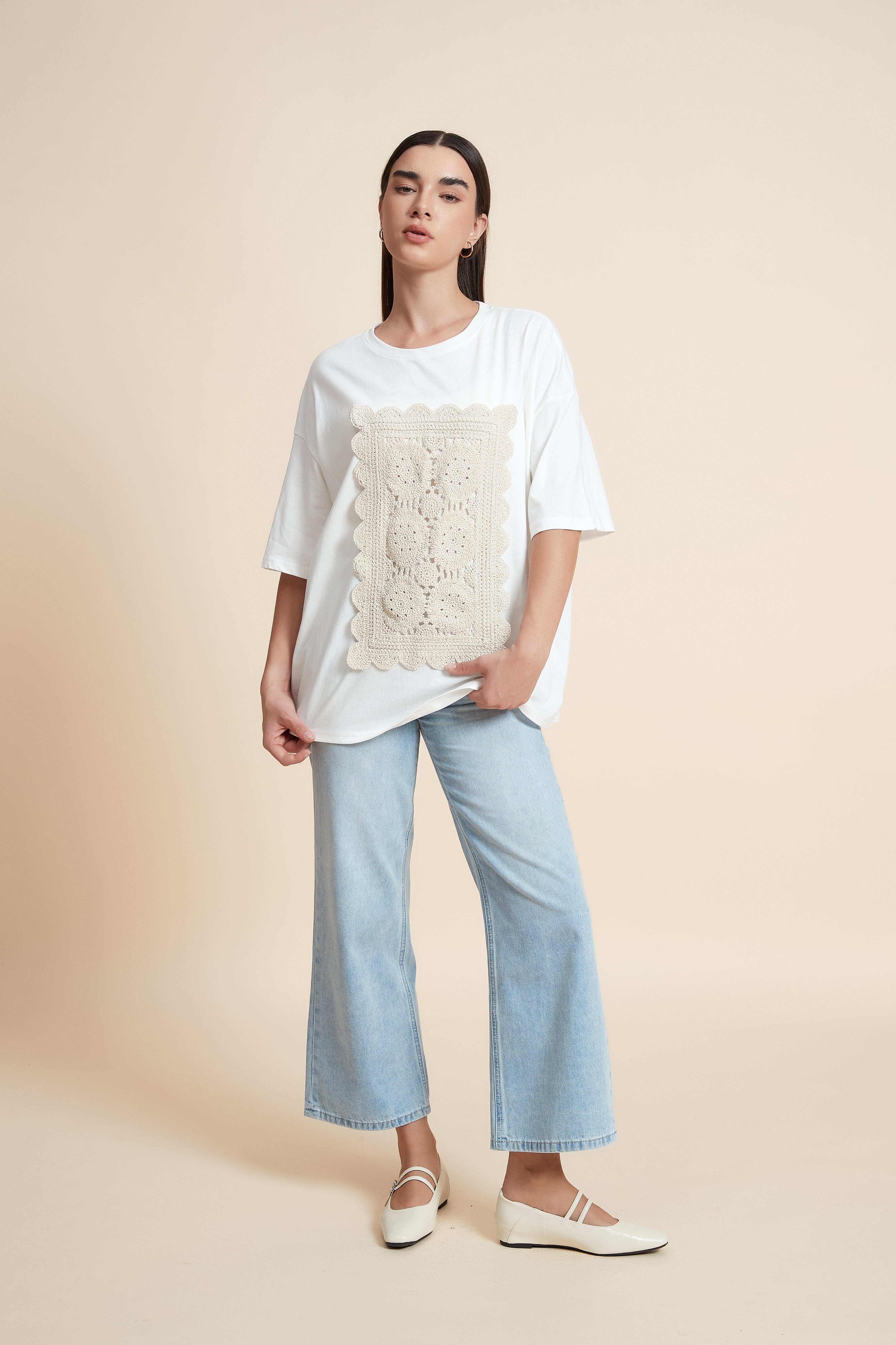 Embroidered Short Sleeve T-Shirt