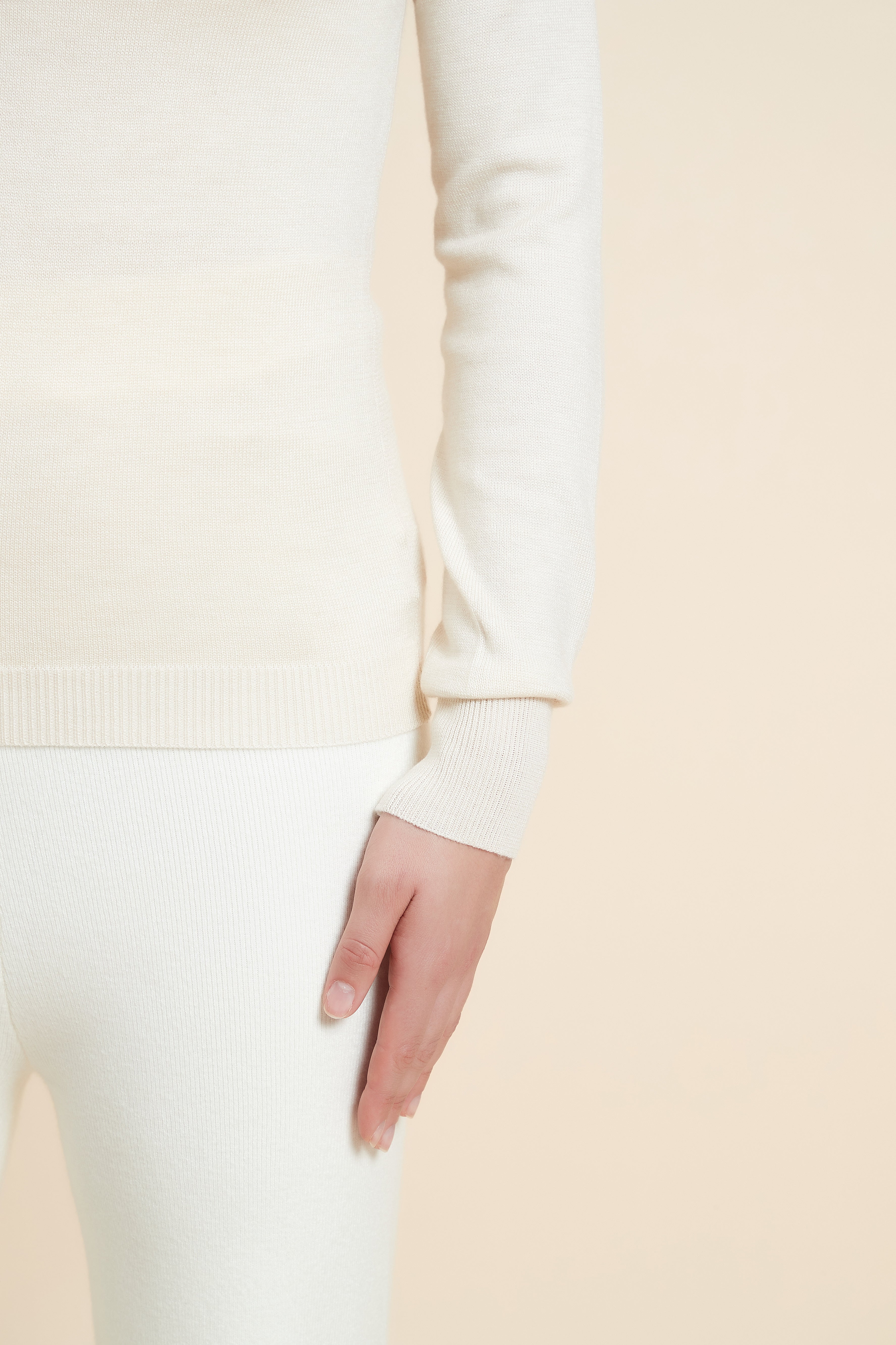 Solid Long Sleeve Blouse