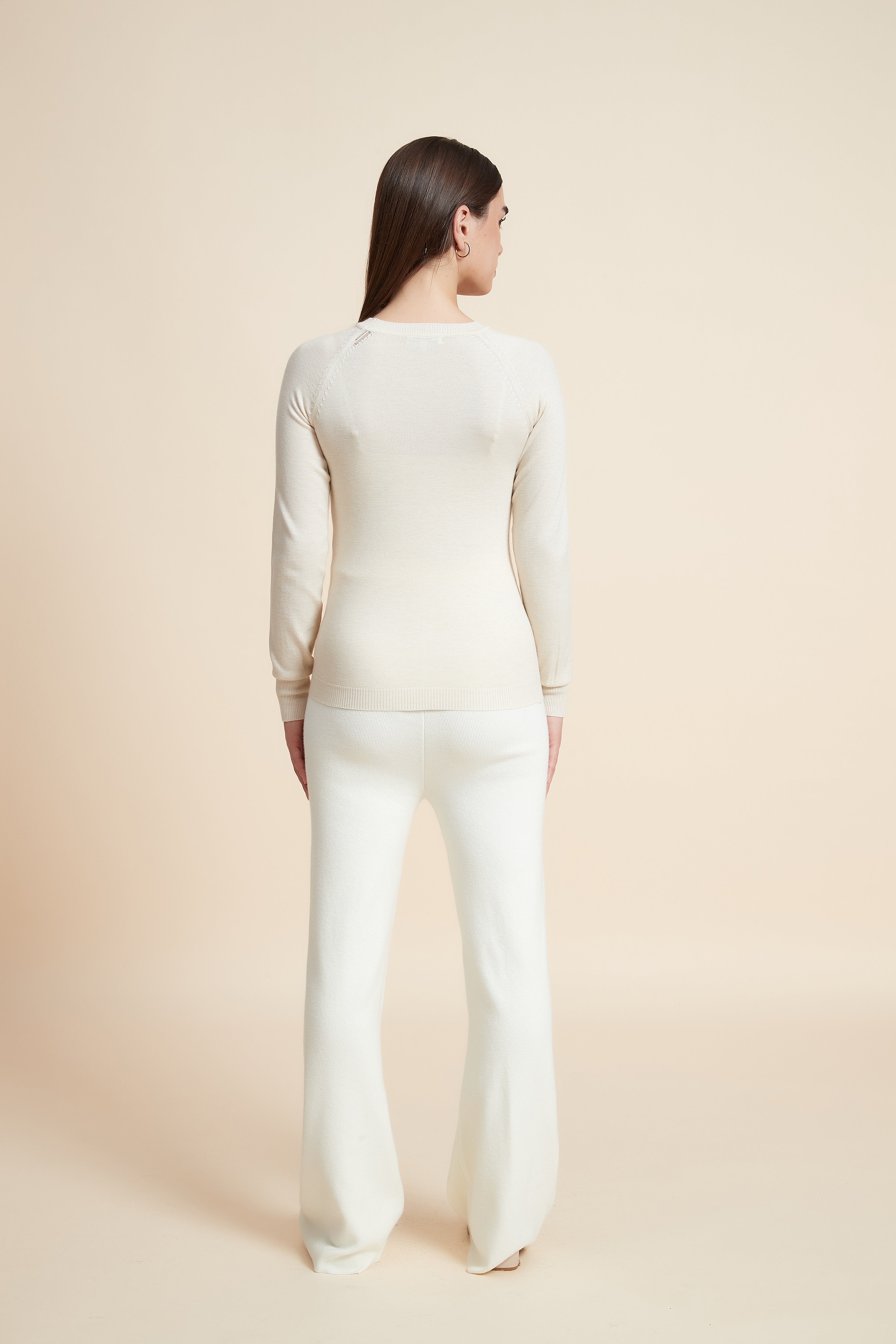 Solid Long Sleeve Blouse