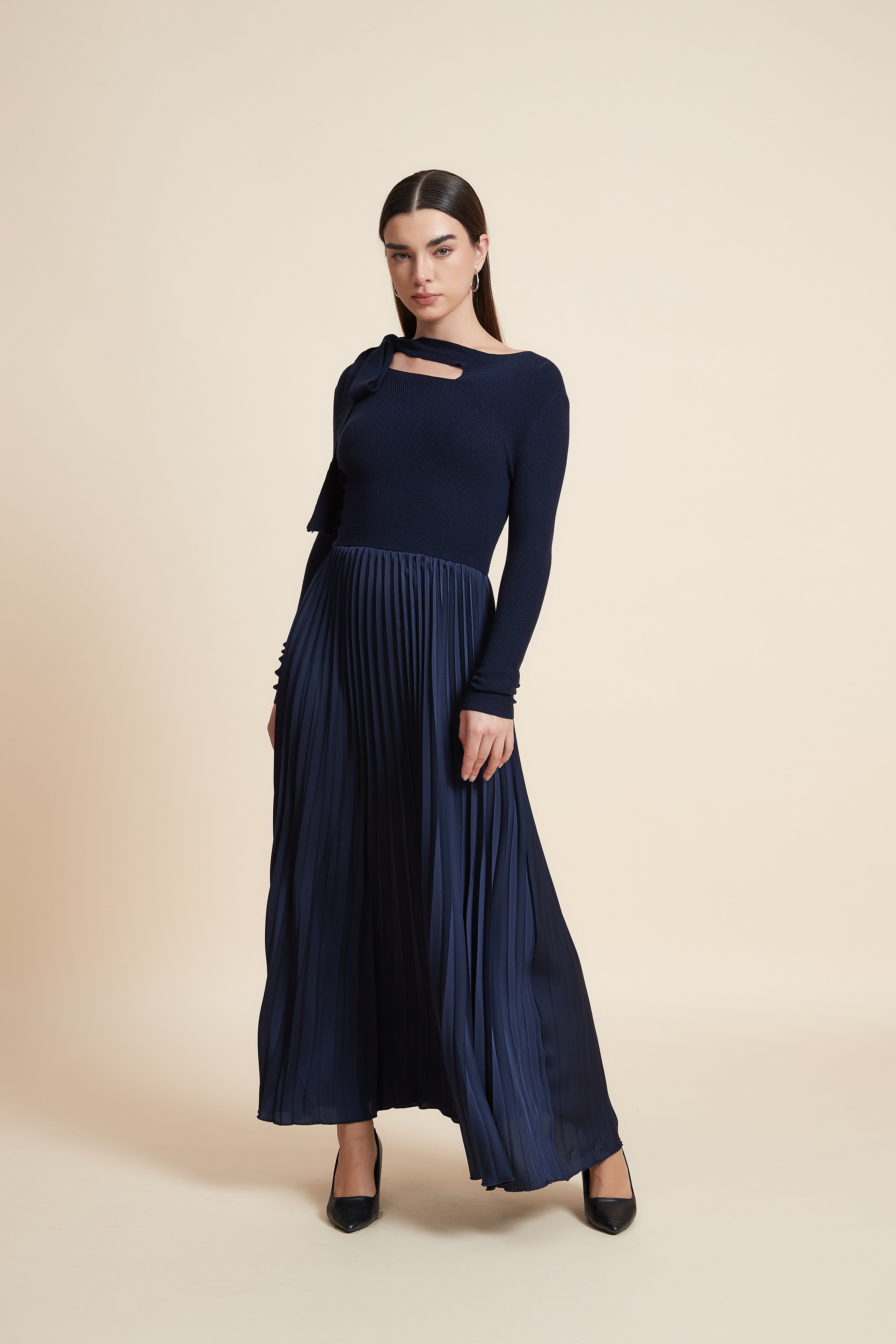 Midi Dress with Long sleeves