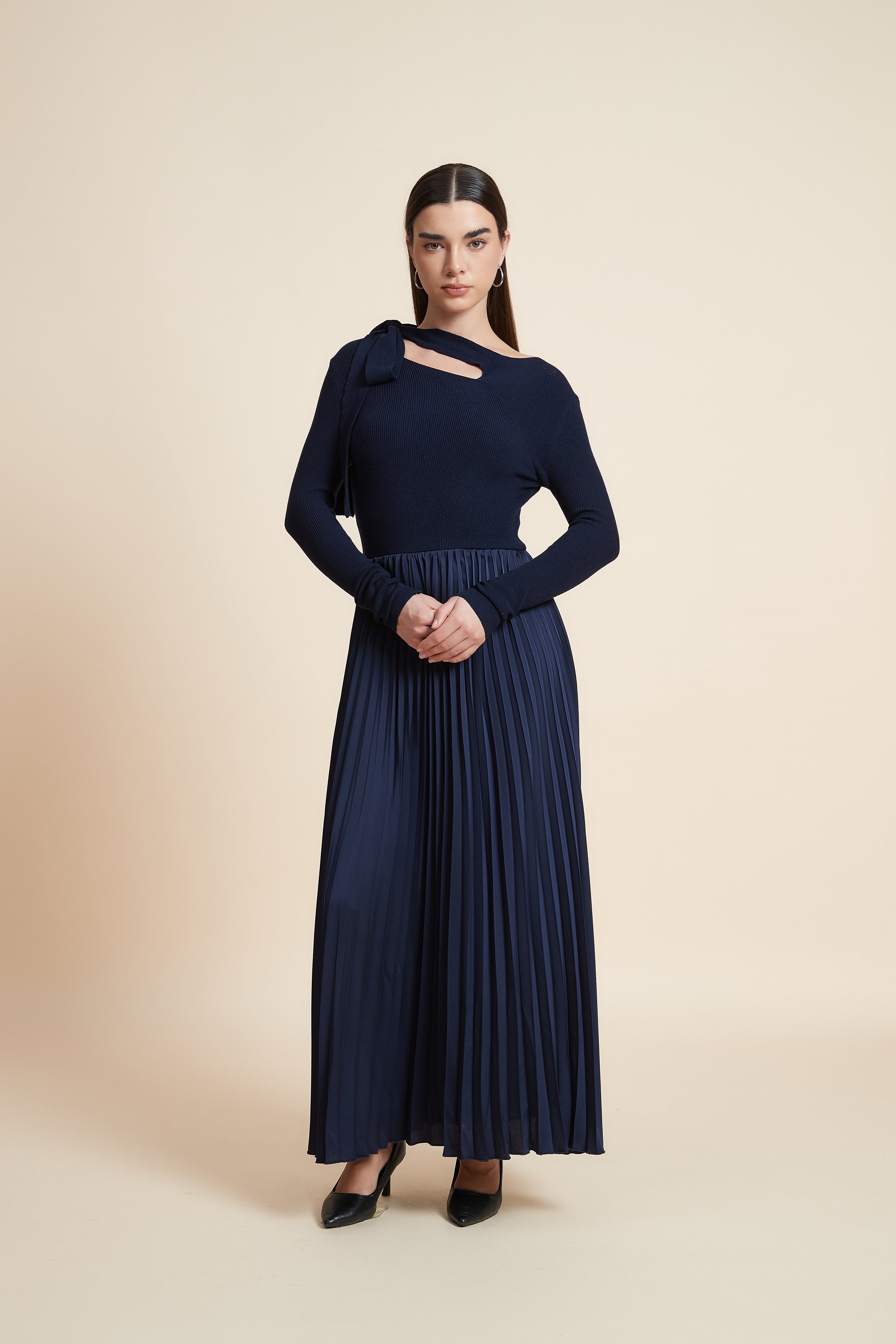 Midi Dress with Long sleeves