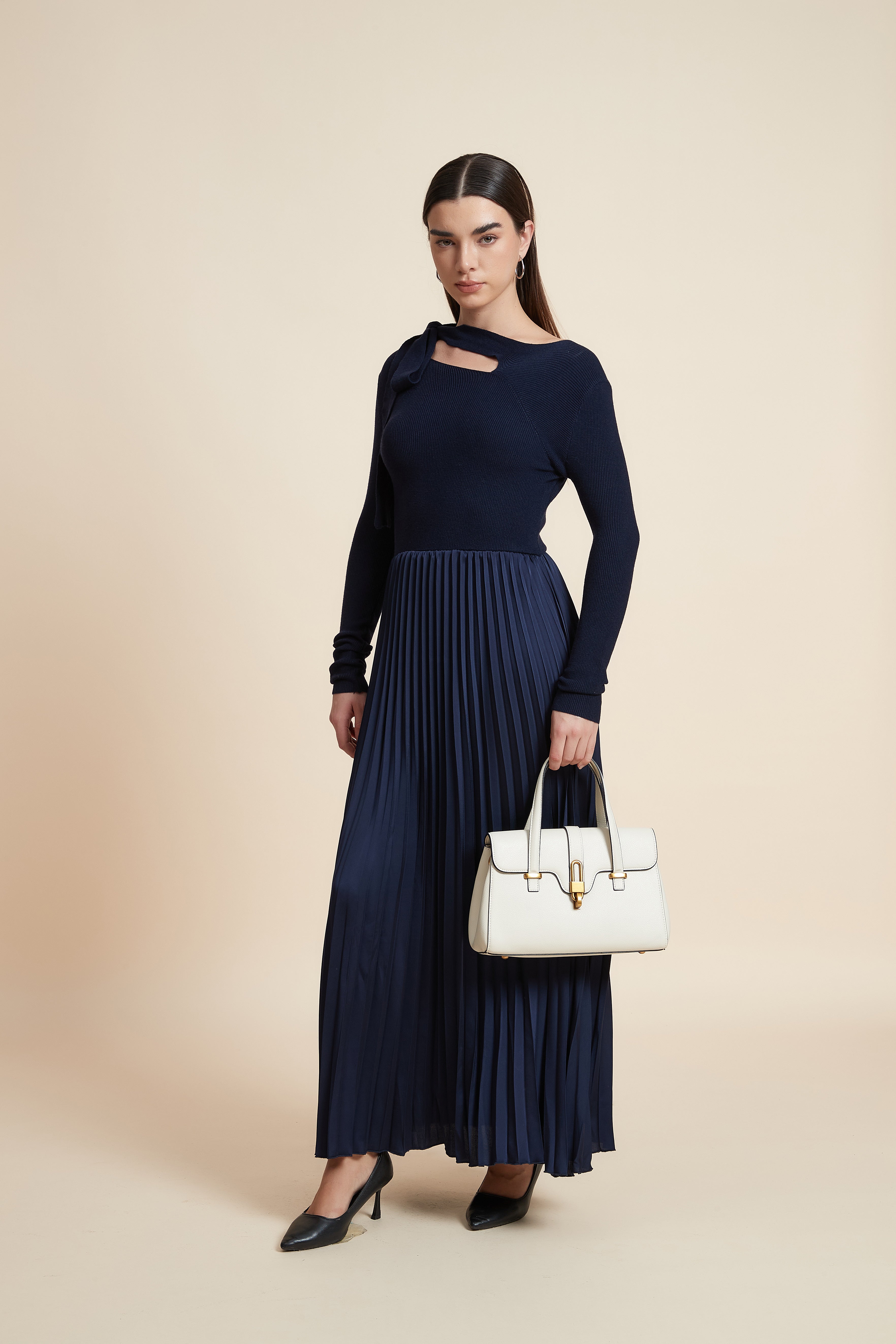 Midi Dress with Long sleeves