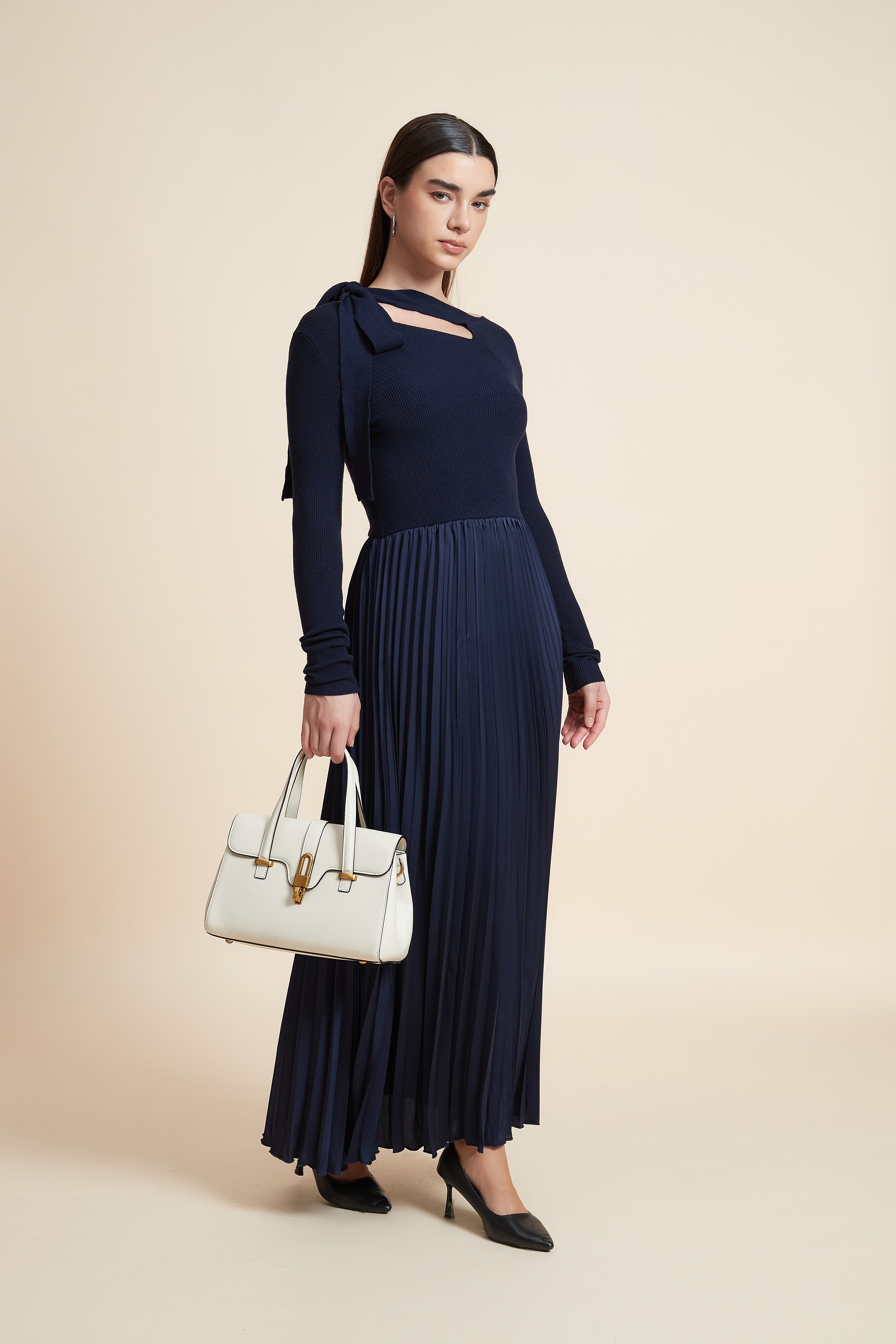 Midi Dress with Long sleeves
