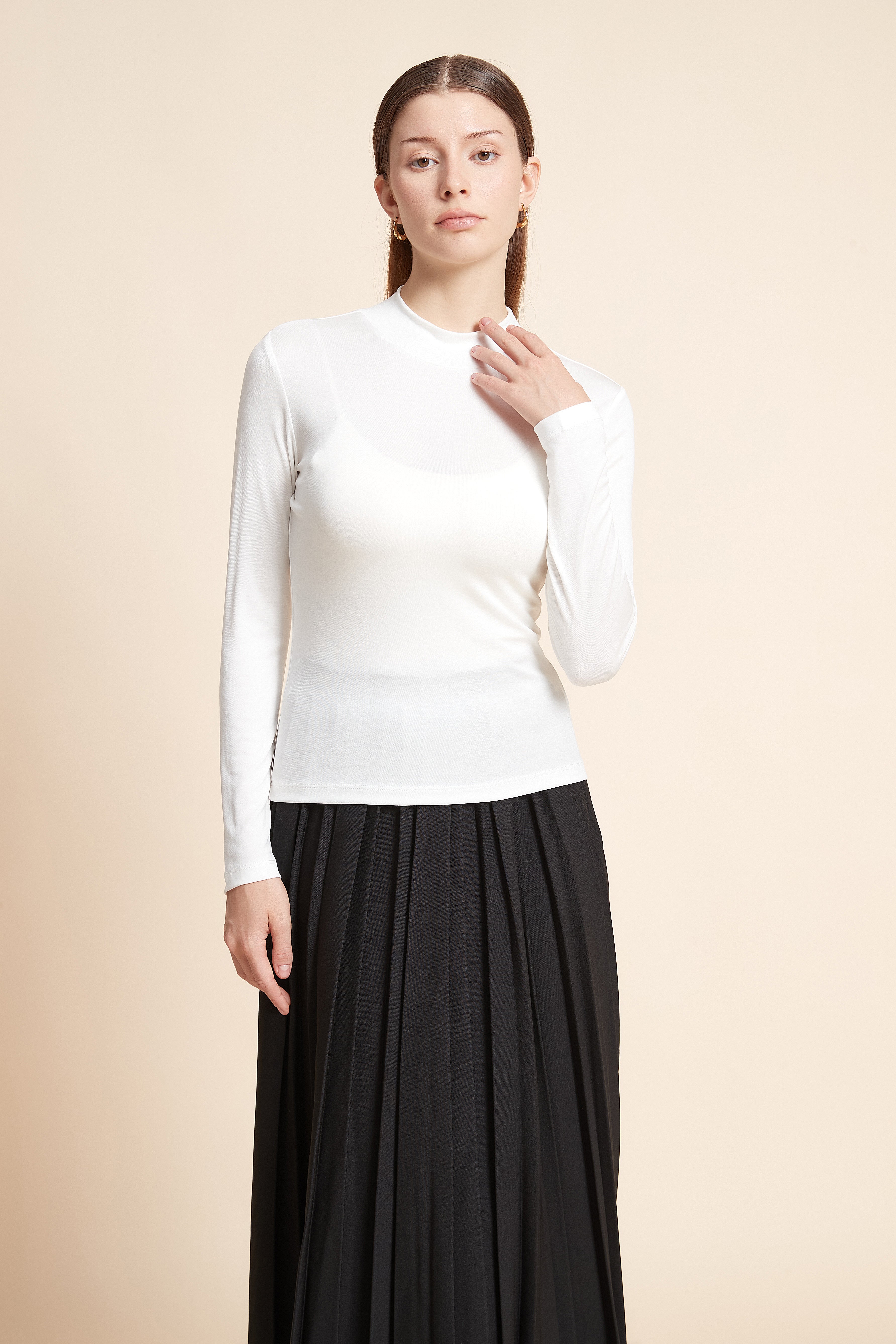Plain Long Sleeve Top