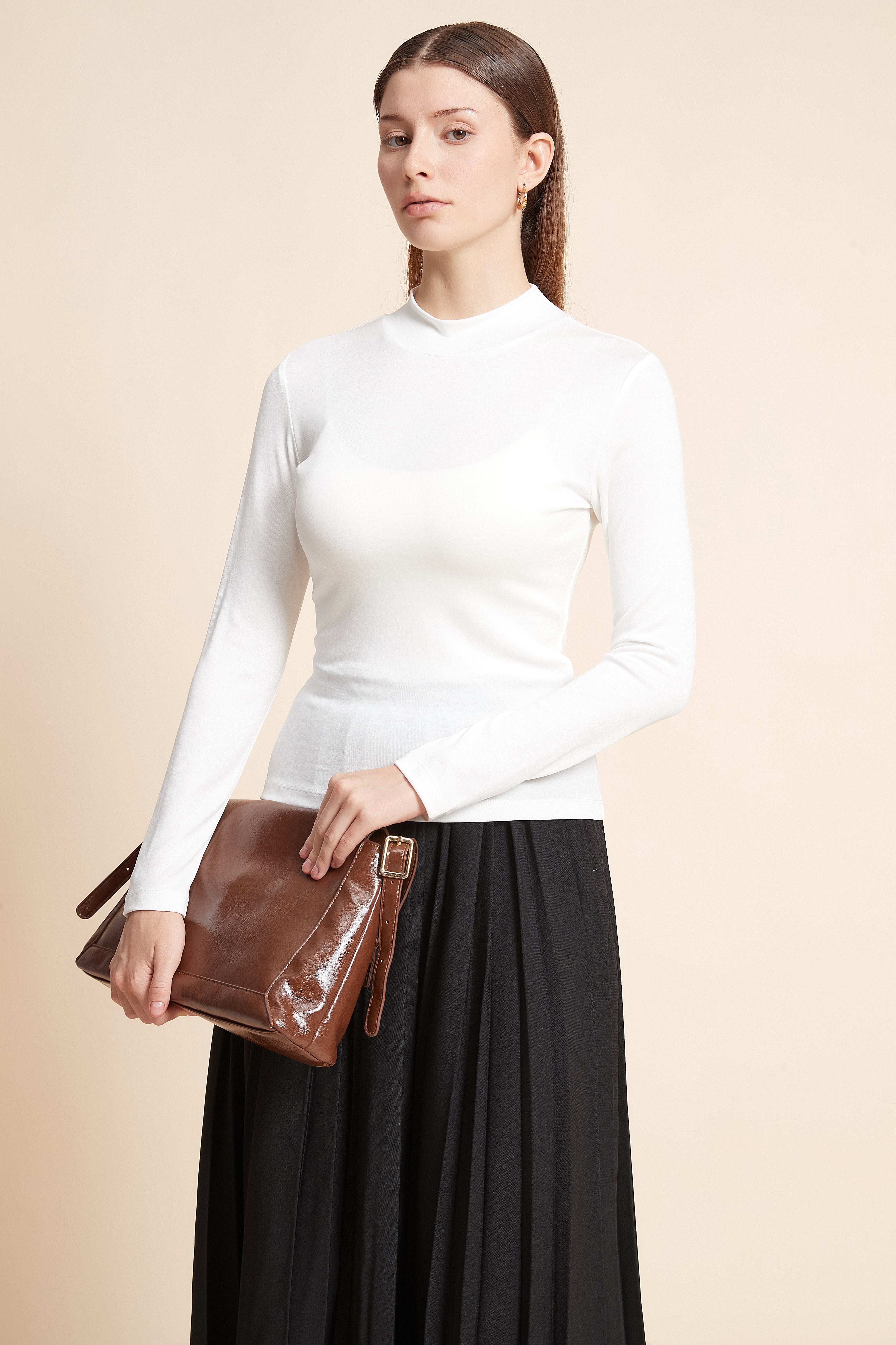 Plain Long Sleeve Top