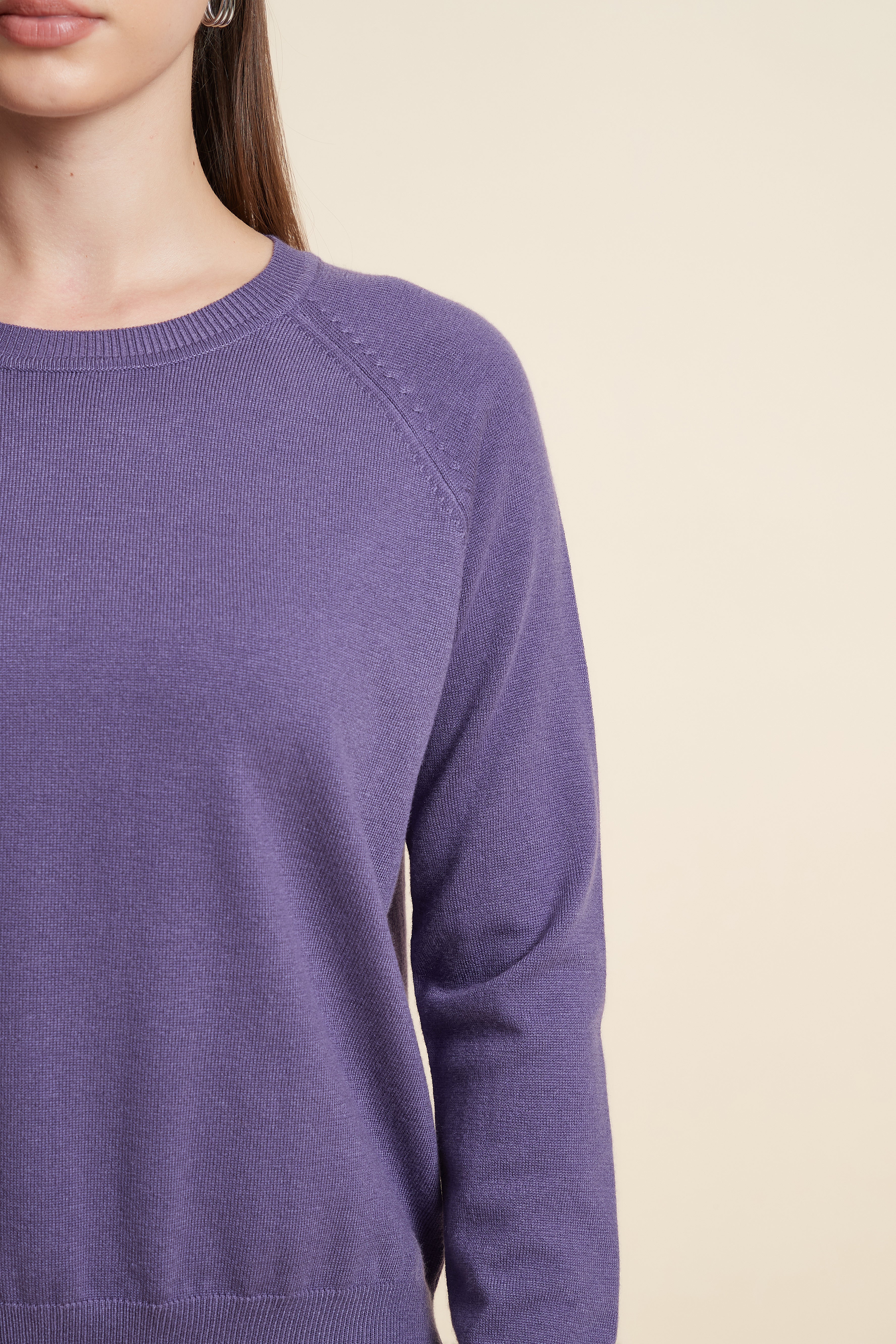 Solid Color Long Sleeve Sweater