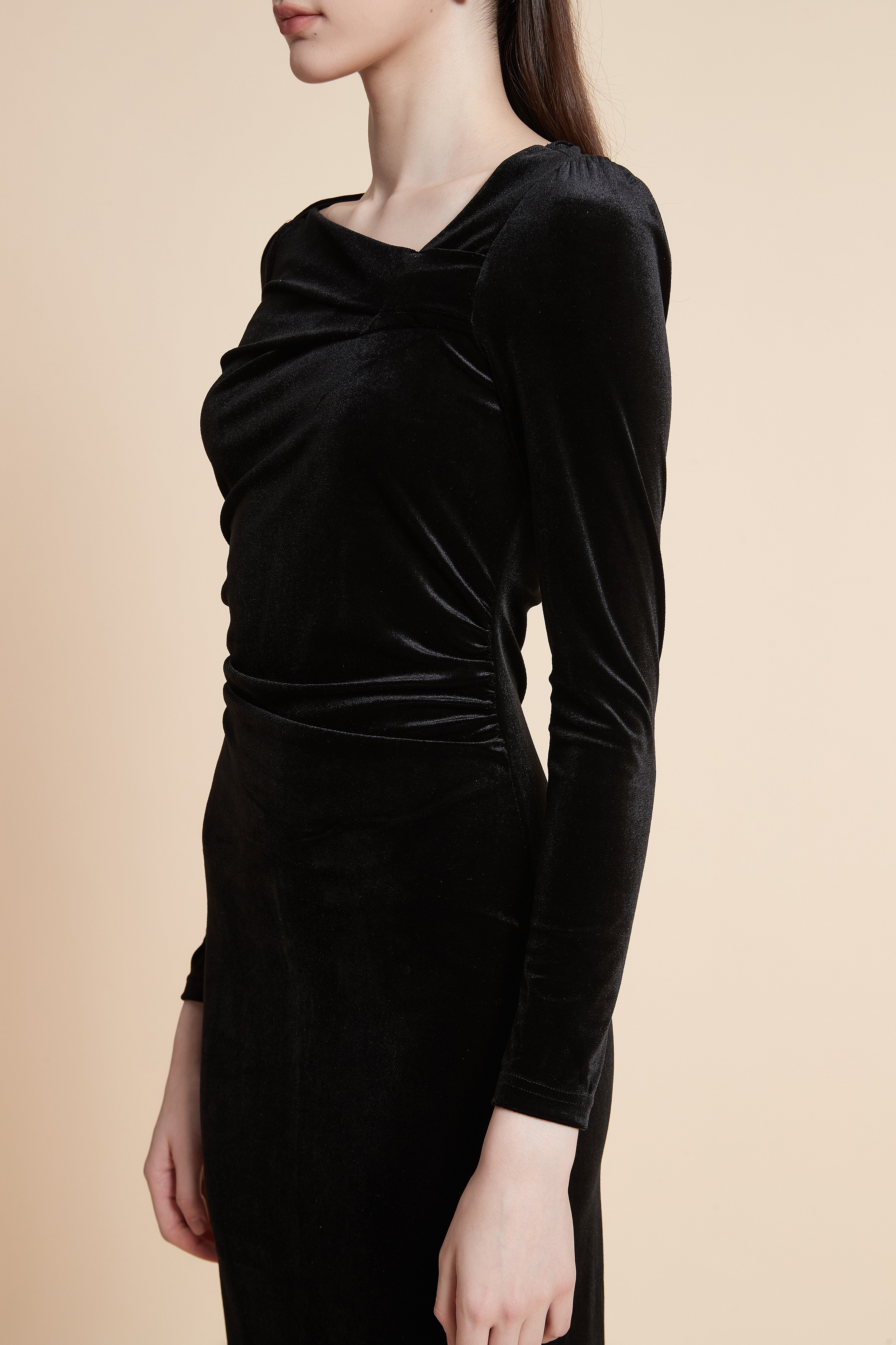 Long Sleeve Bodycon Midi Dress