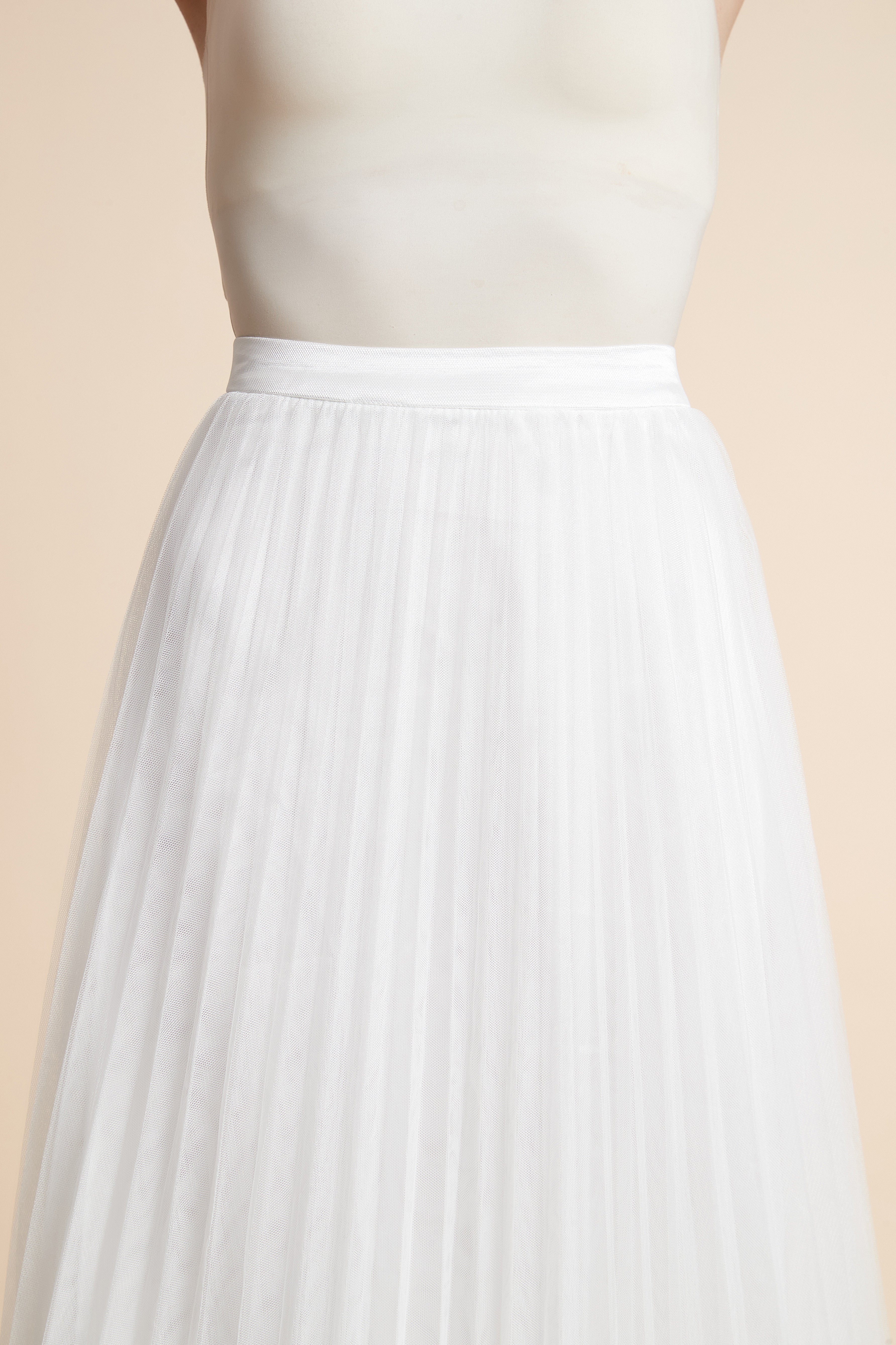 Pleated Midi Skirt