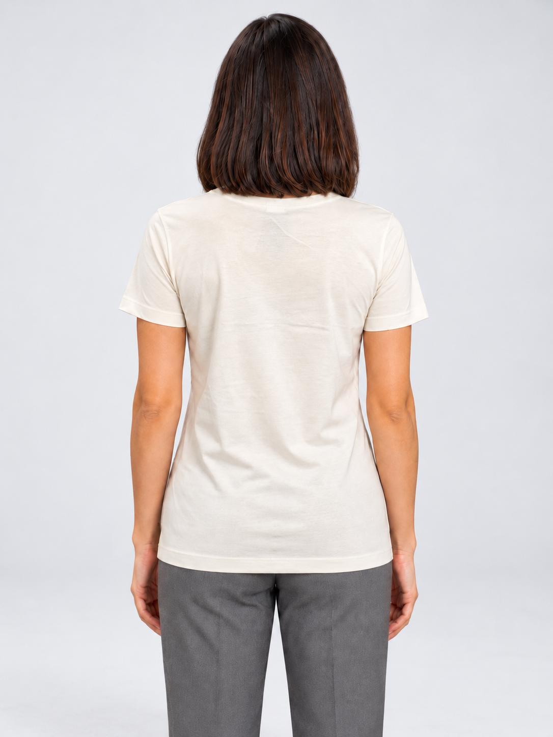 Cotton T-Shirt with Chest Graphic Print