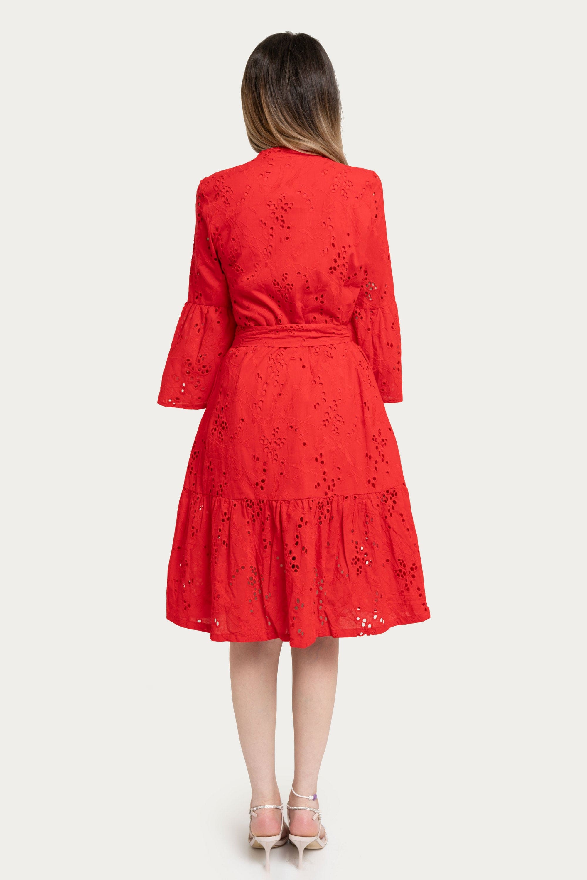 Yola Embroidered Short Dress