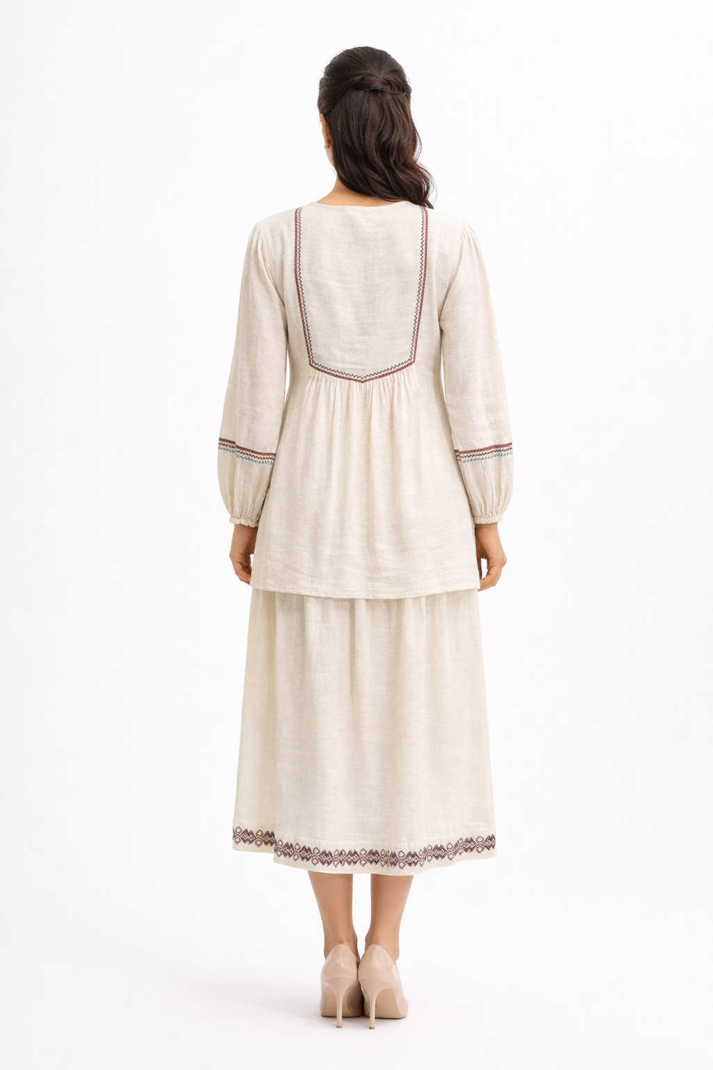 A-Line Midi Skirt