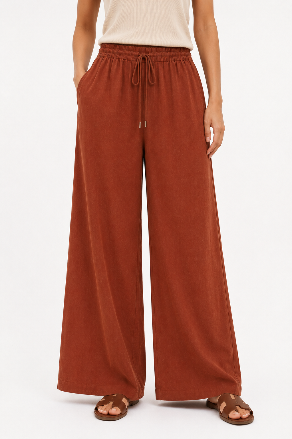 Wide-Leg Trousers