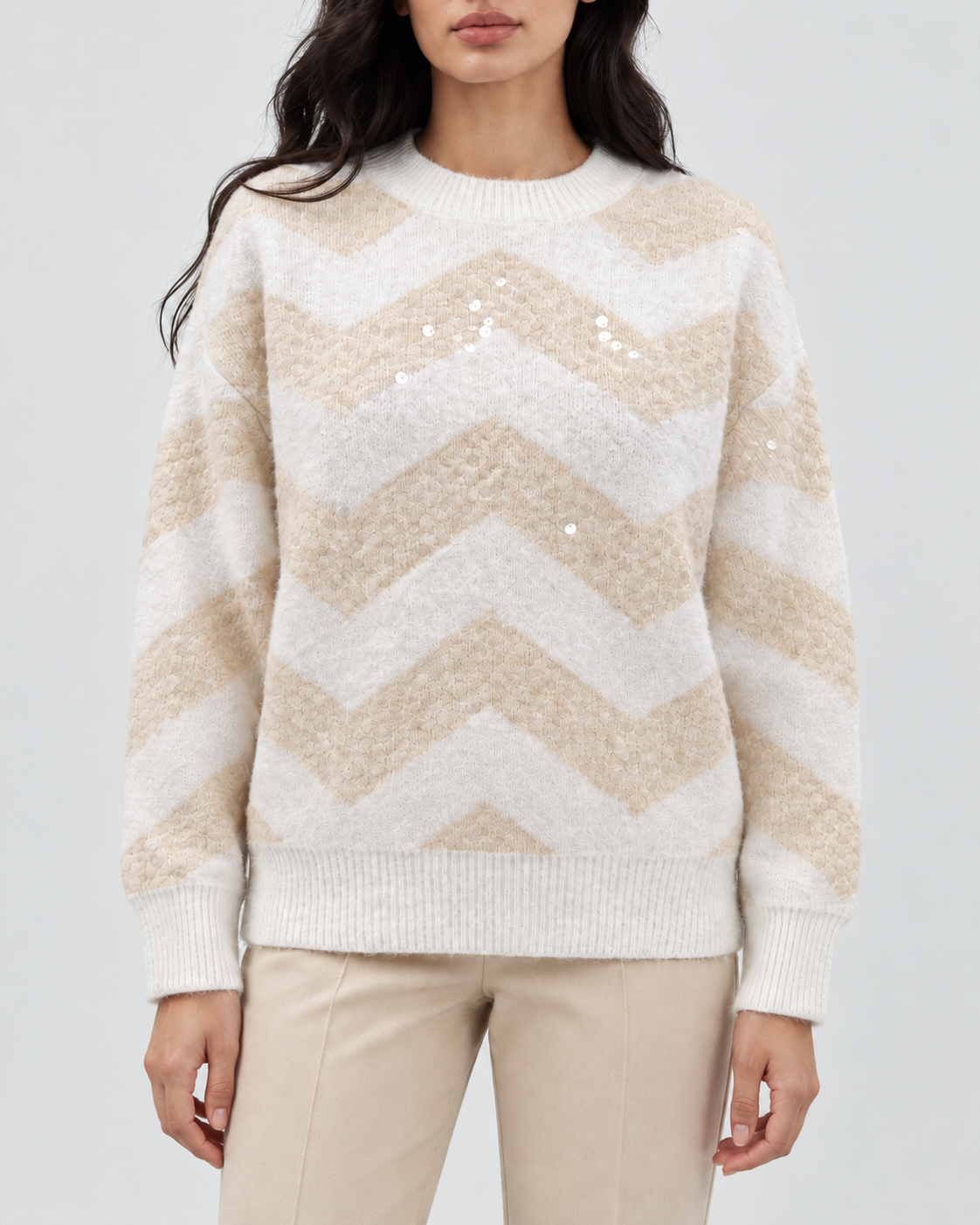 IYE789W264CDY ivory garment-focused front on Helya