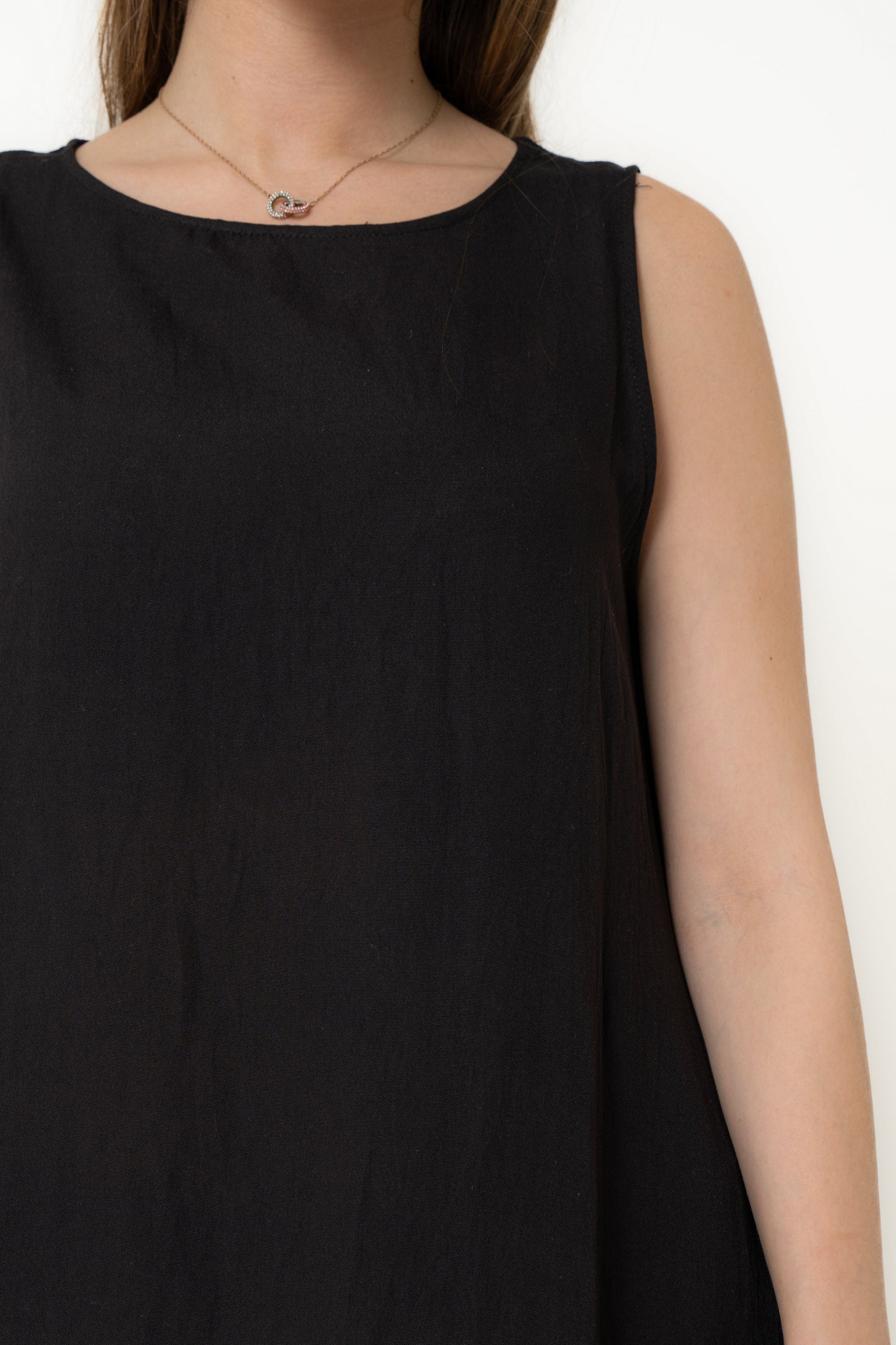 Yola Simple Plain Dress Alternative to Flare