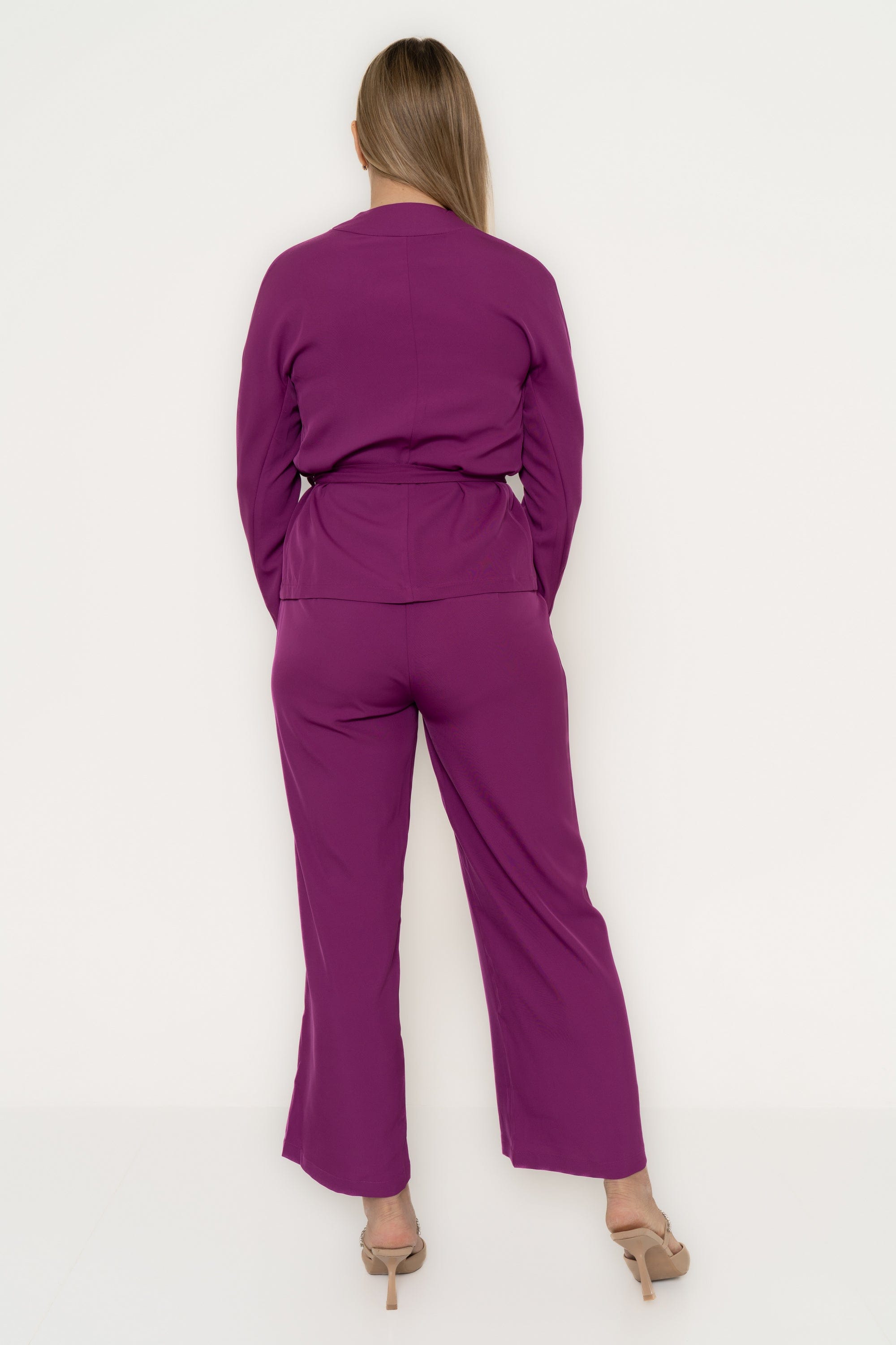 Wrap-Style Tonic With Long Sleeves