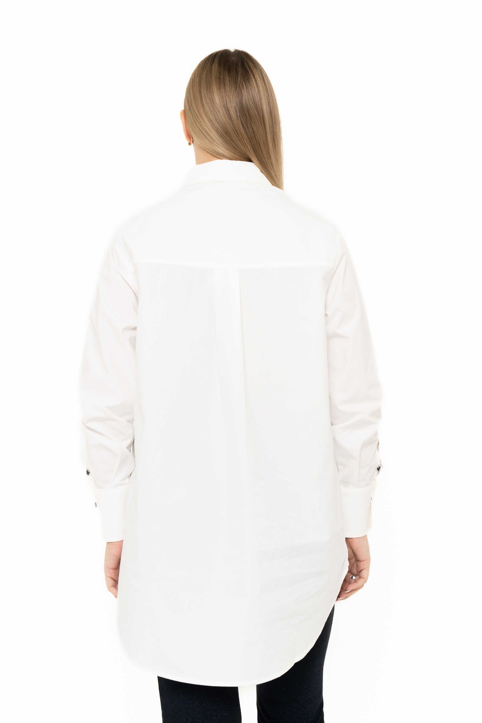 Yola Long Sleeve Plain Blouse