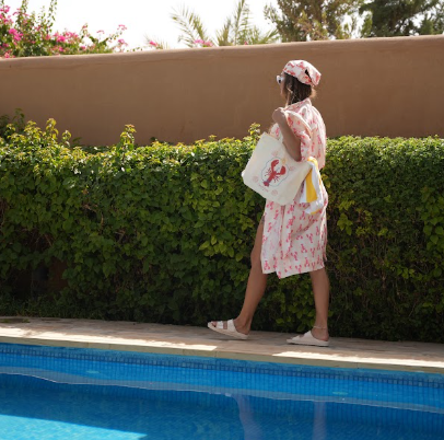 Printed Half-Sleeve Kimono