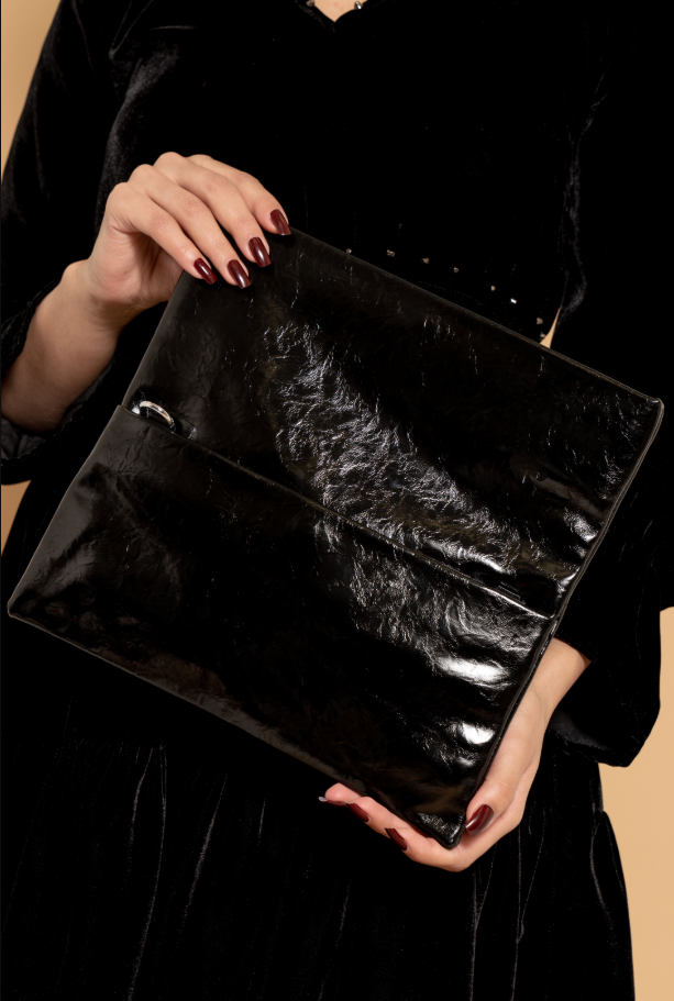 Handbag with a Square Design