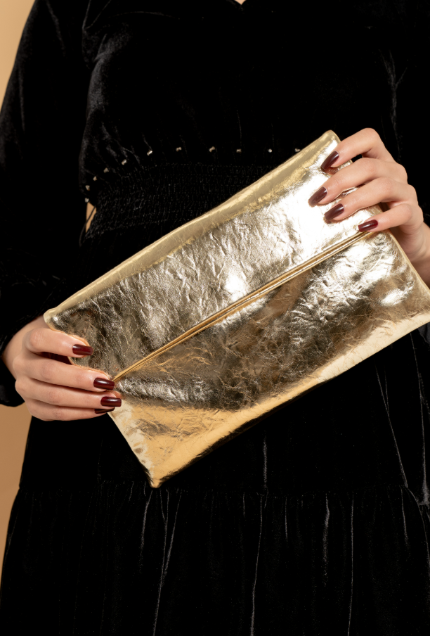 Handbag with a Square Design