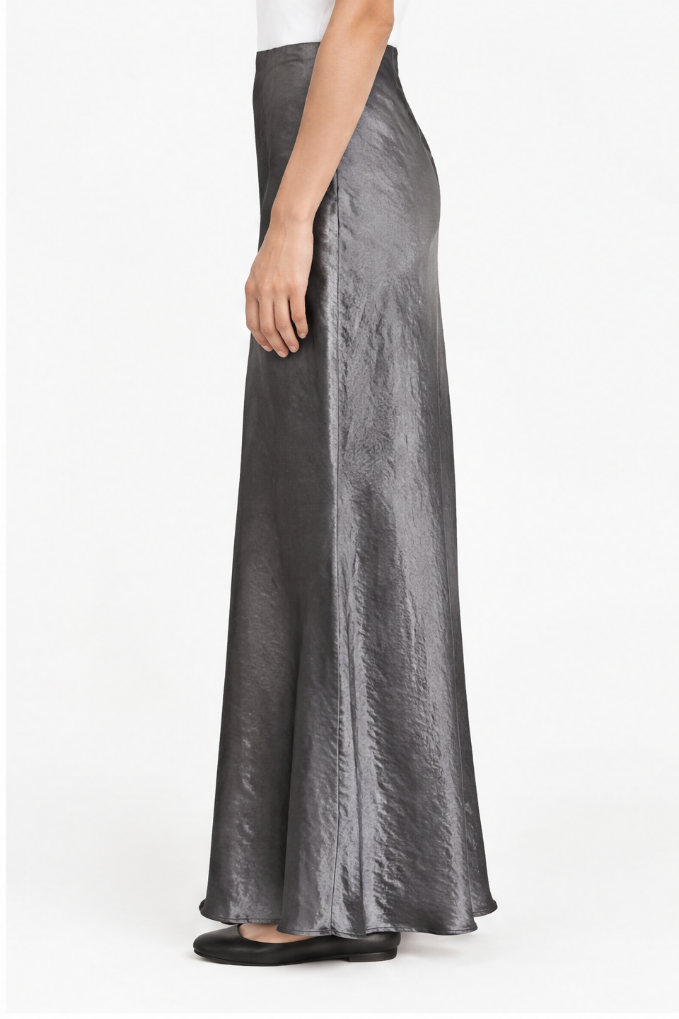 Plain Soft-Texture Skirt