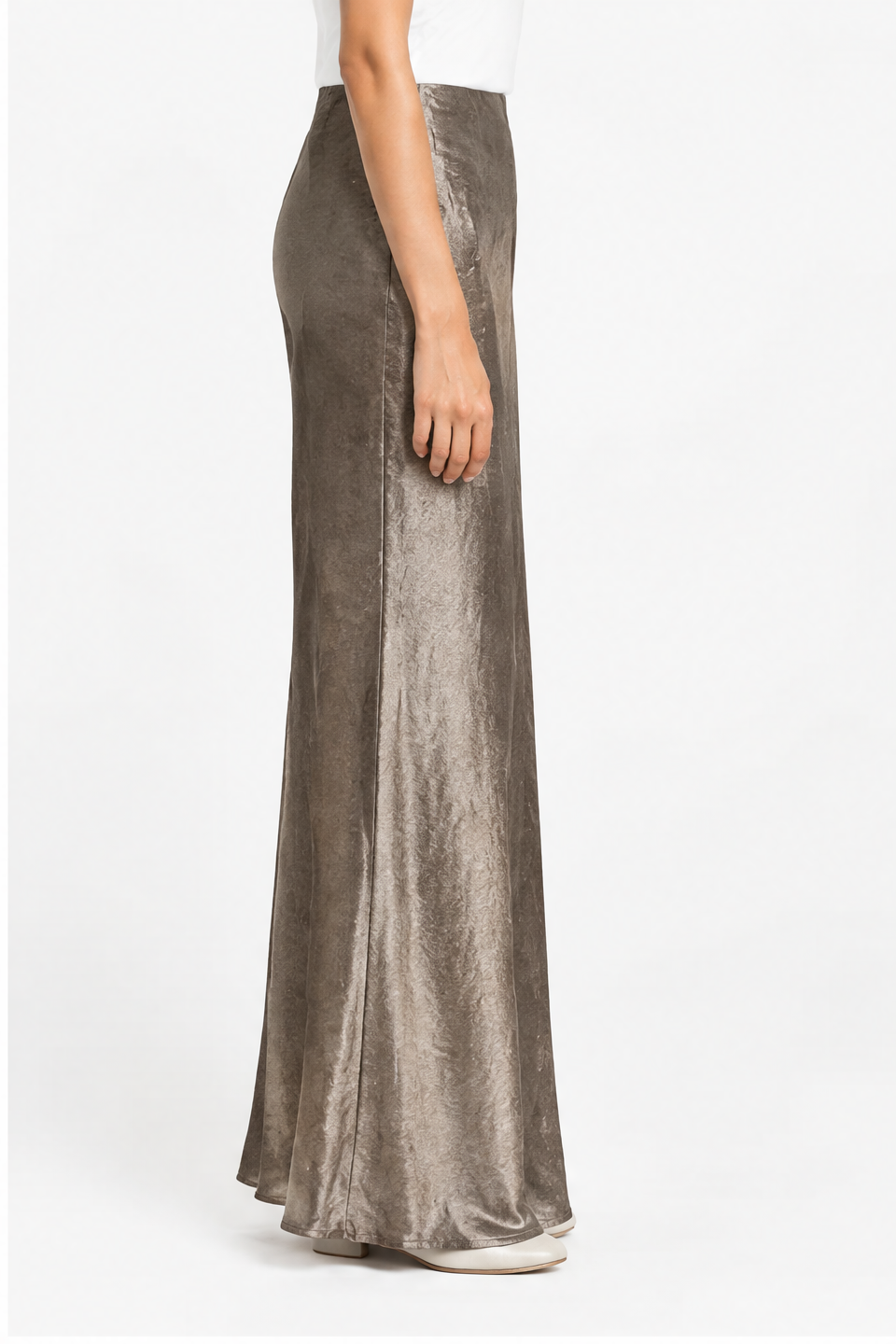 Plain Soft-Texture Skirt