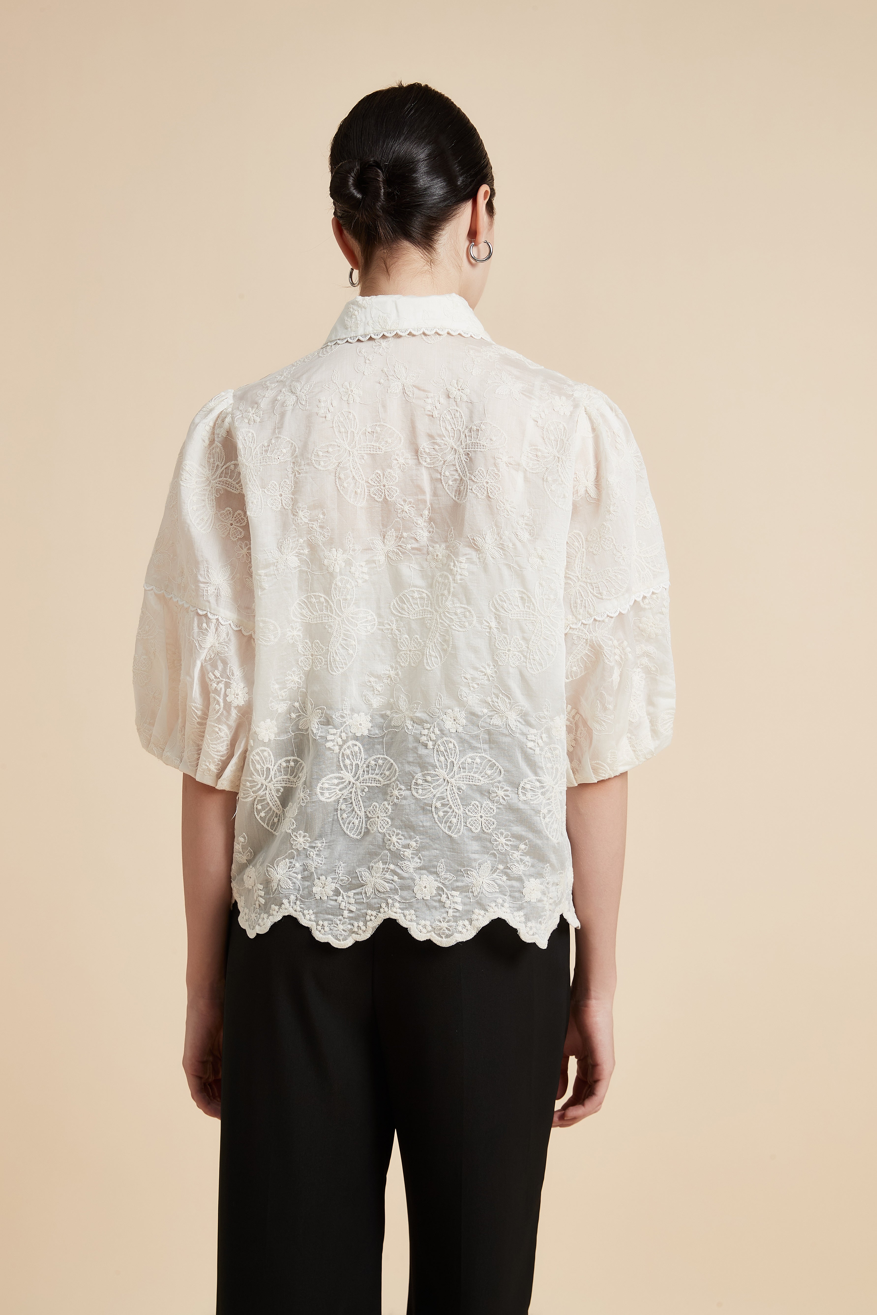 Short Sleeve Shirt Blouse
