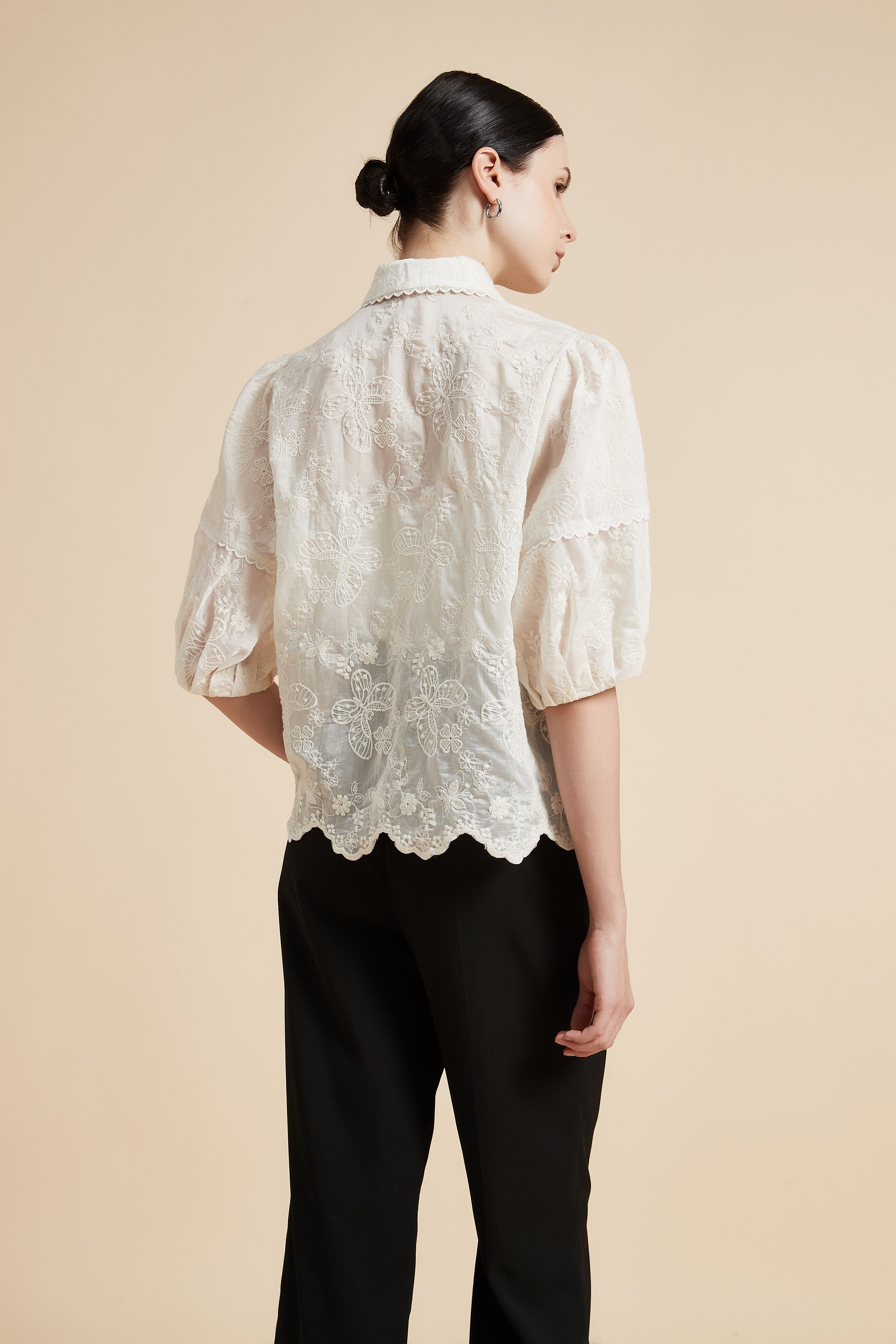 Short Sleeve Shirt Blouse