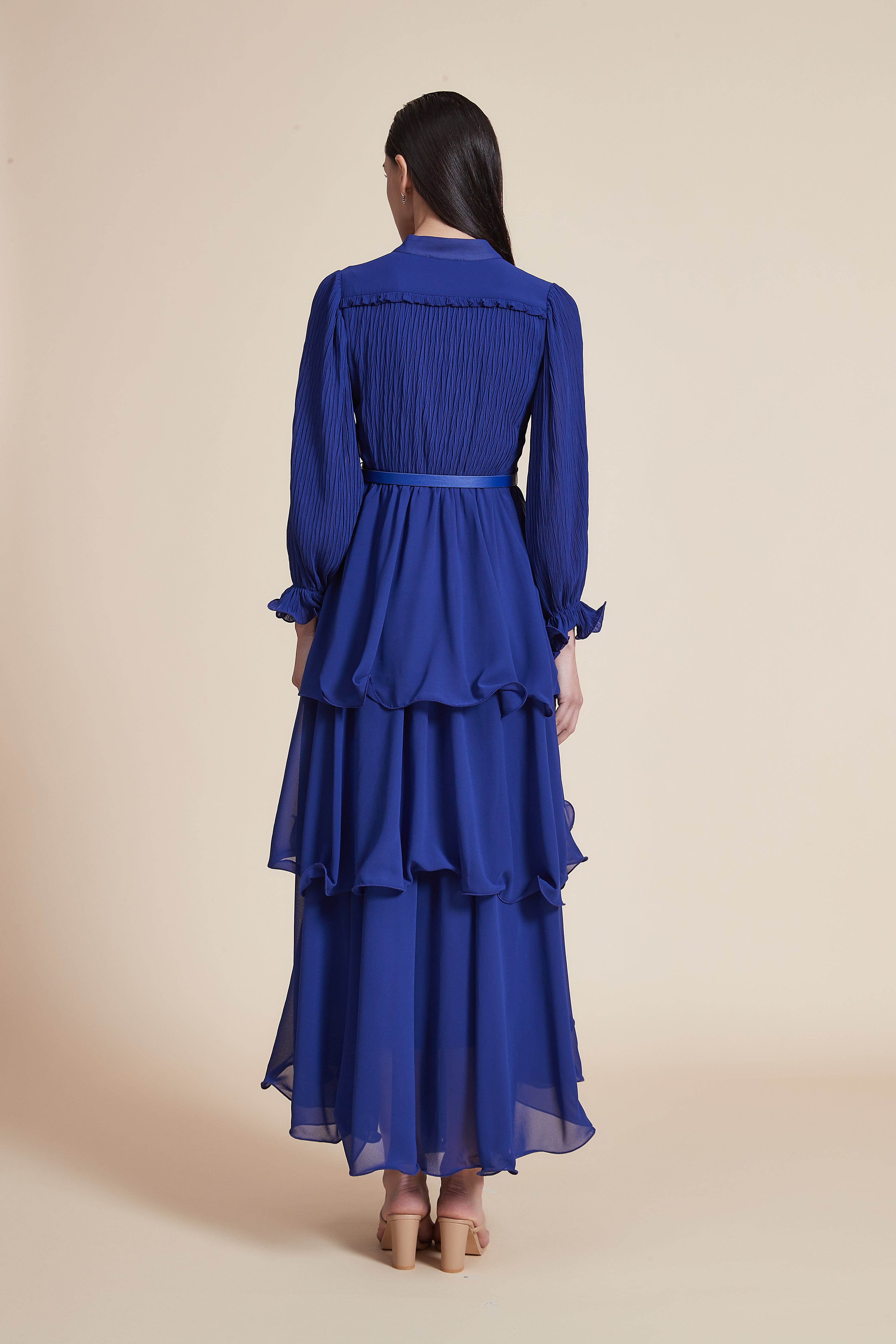 Dress Clearance Peruzzi Red Layered Dress Clearance Below The Belt