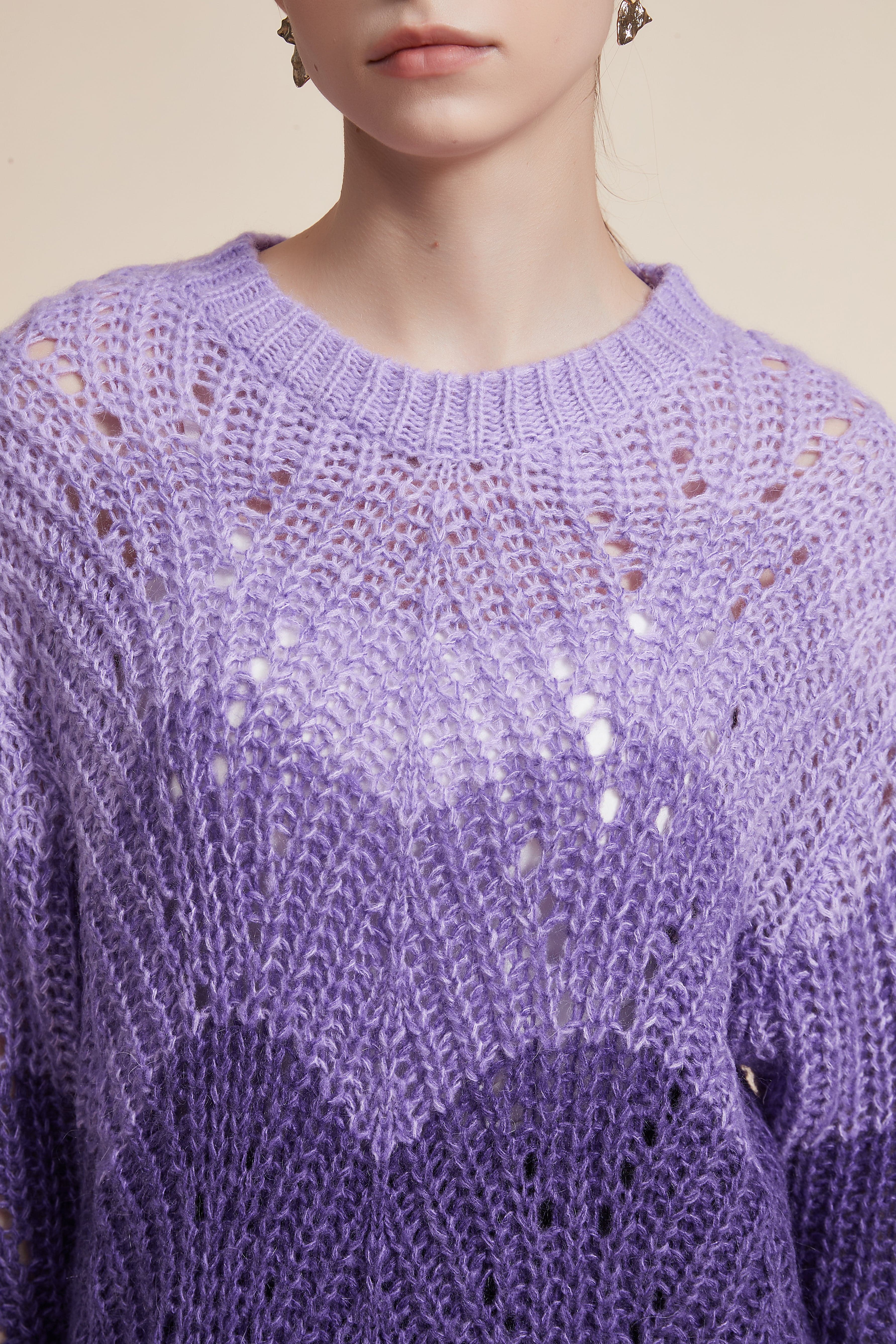 Cozy Ribbed Long Sleeve Top with Round Neck
