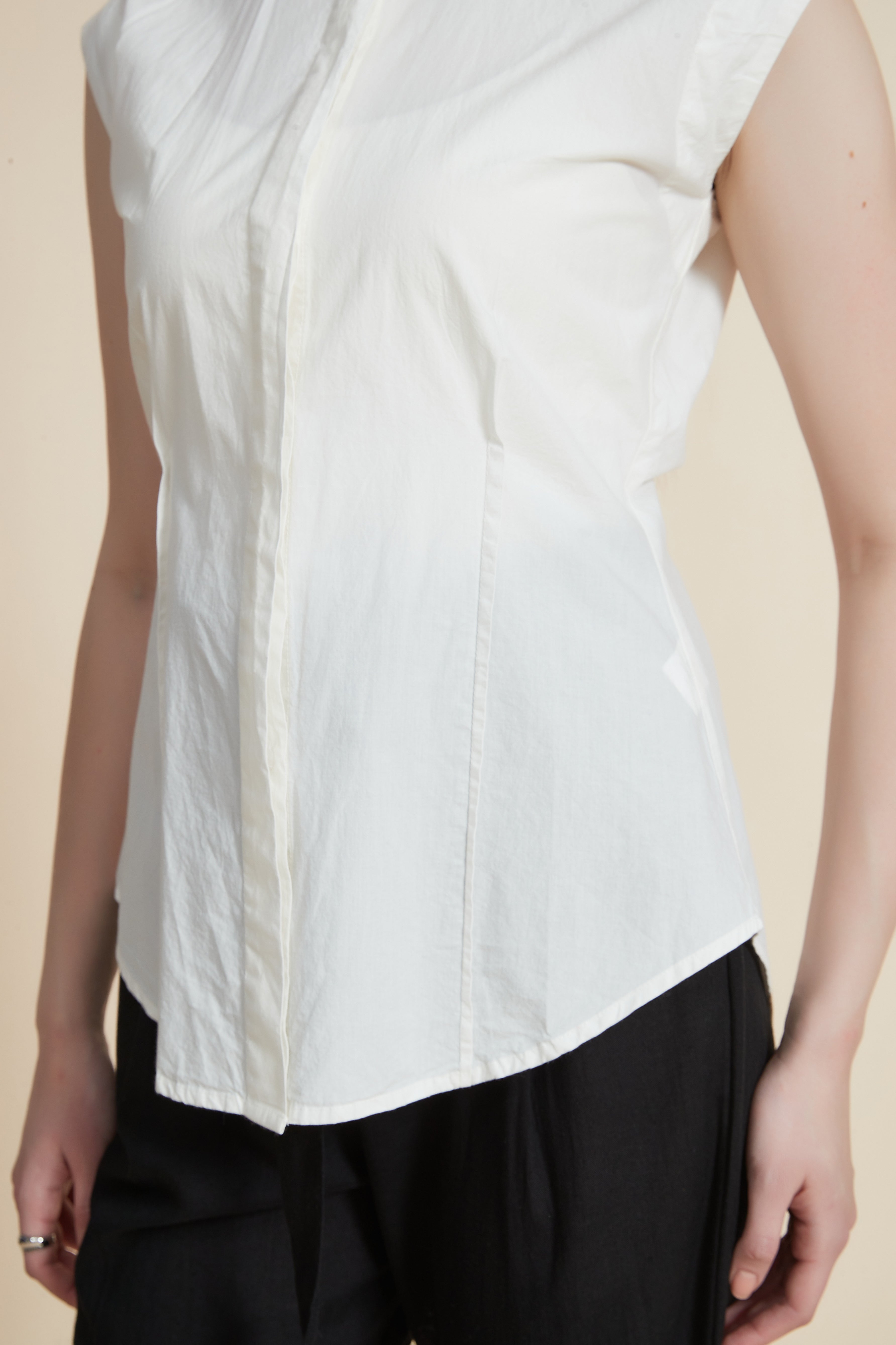 Cut Collar Blouse