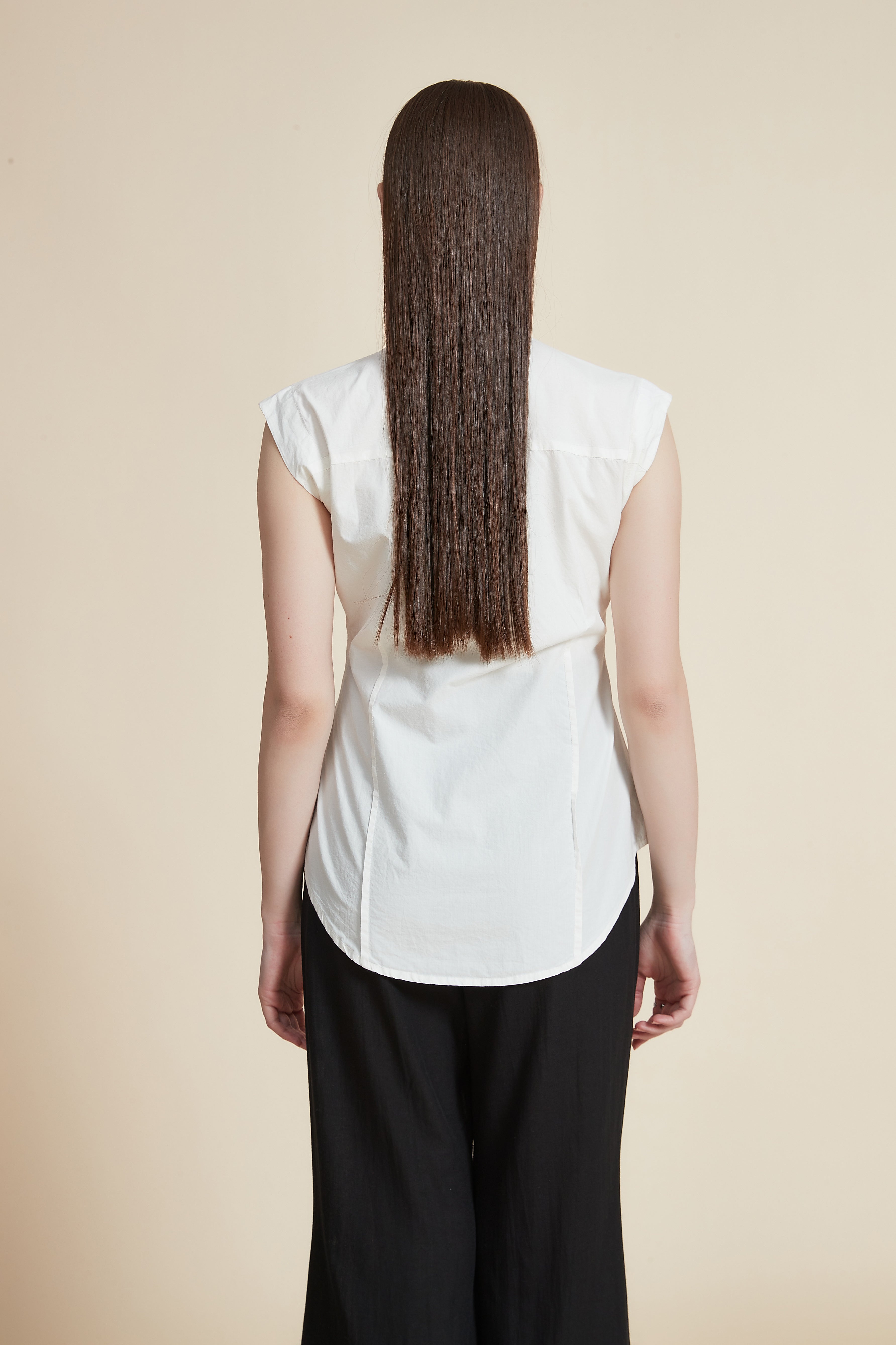 Cut Collar Blouse